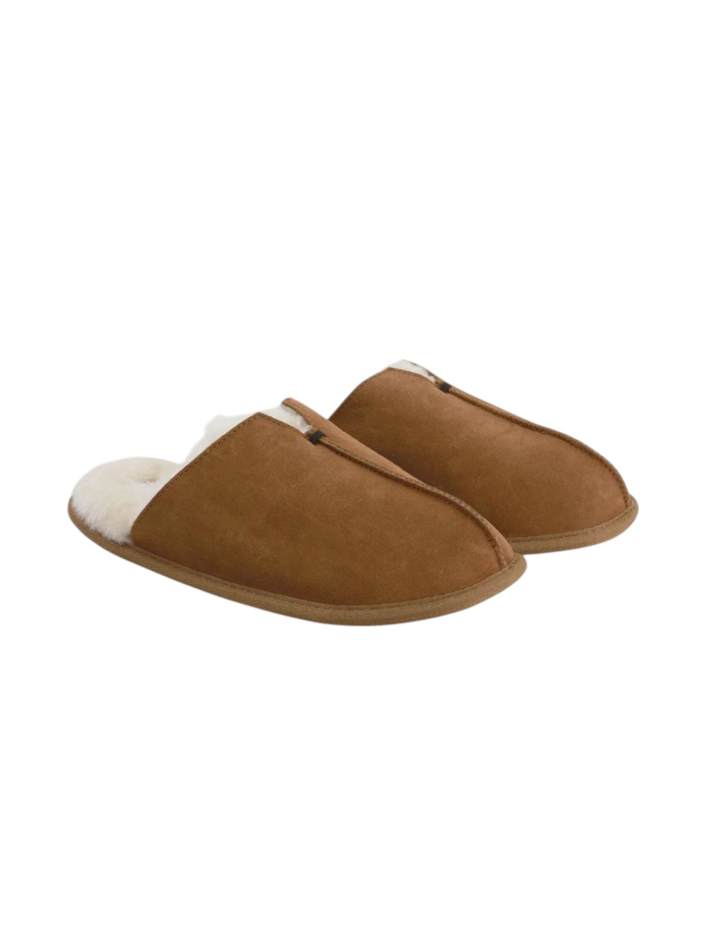 Men's Lined Slippers,Brown
