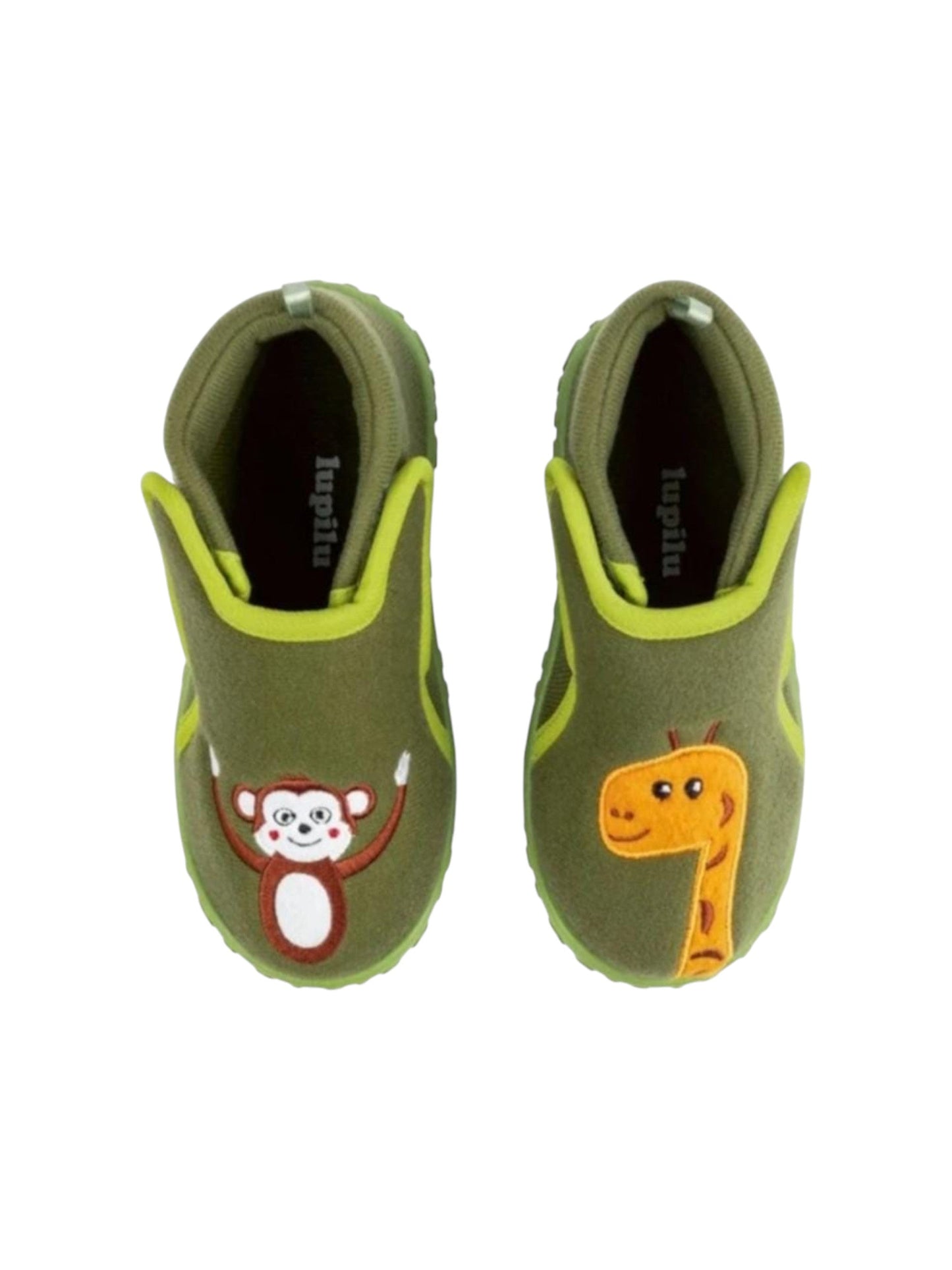 Kids Boy's Printed Slippers,Green