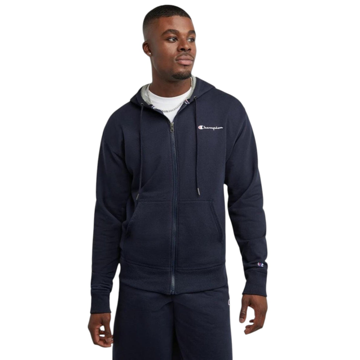 Men's Plain Hoodie,Navy