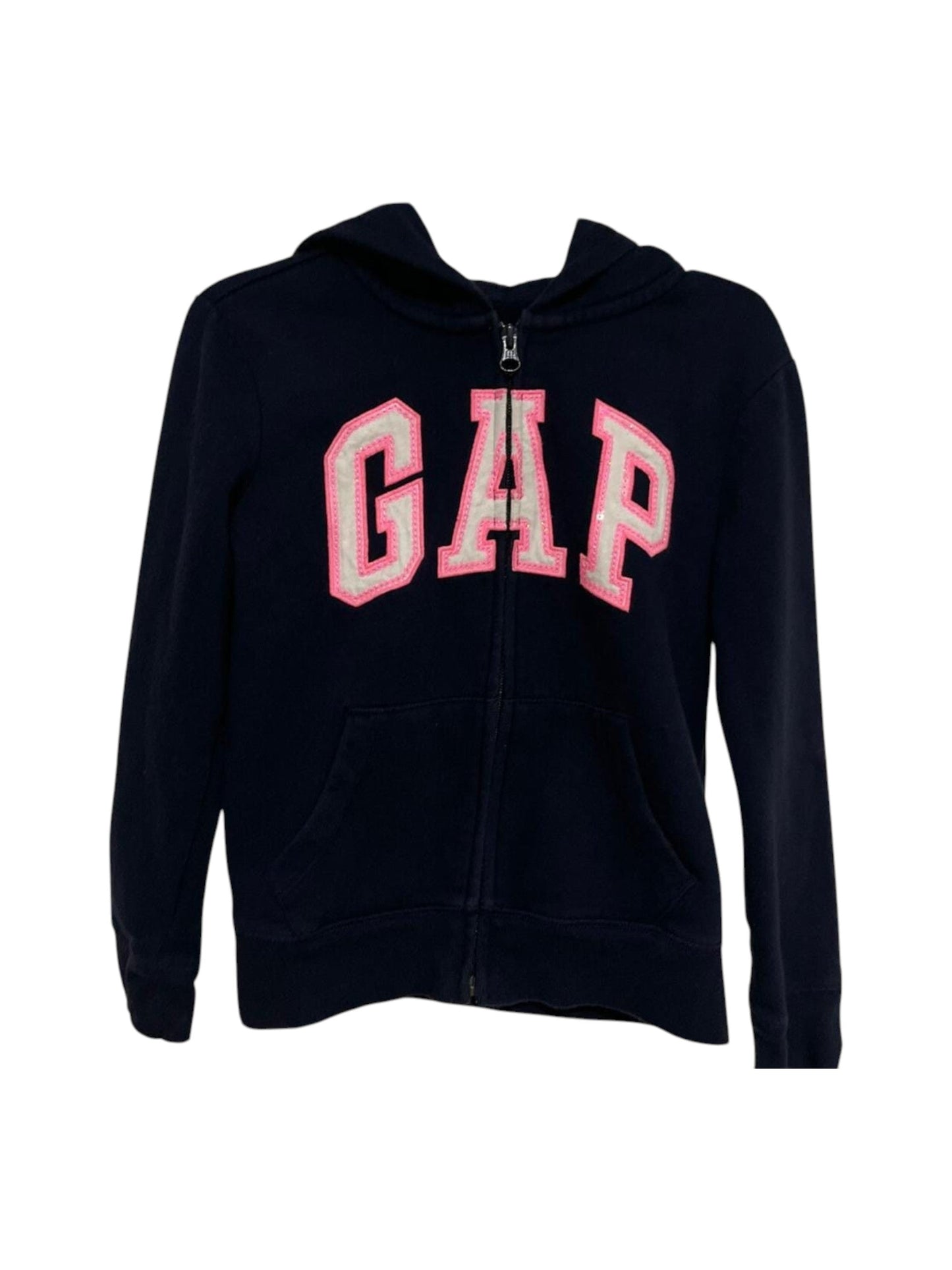 Kids Girl's Logo Printed Hoodie,Navy
