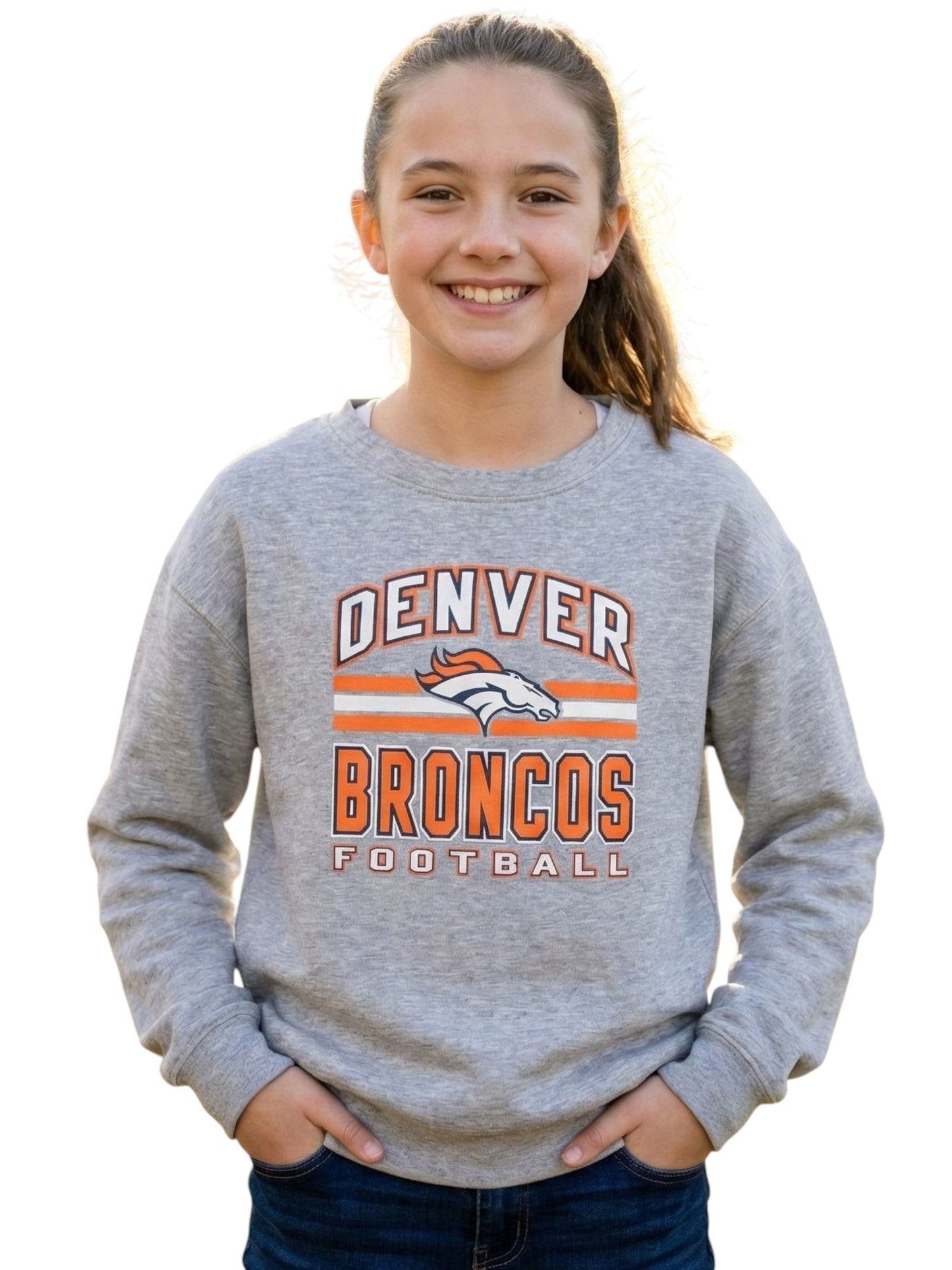 Kids Girl's Printed Sweaters,Grey