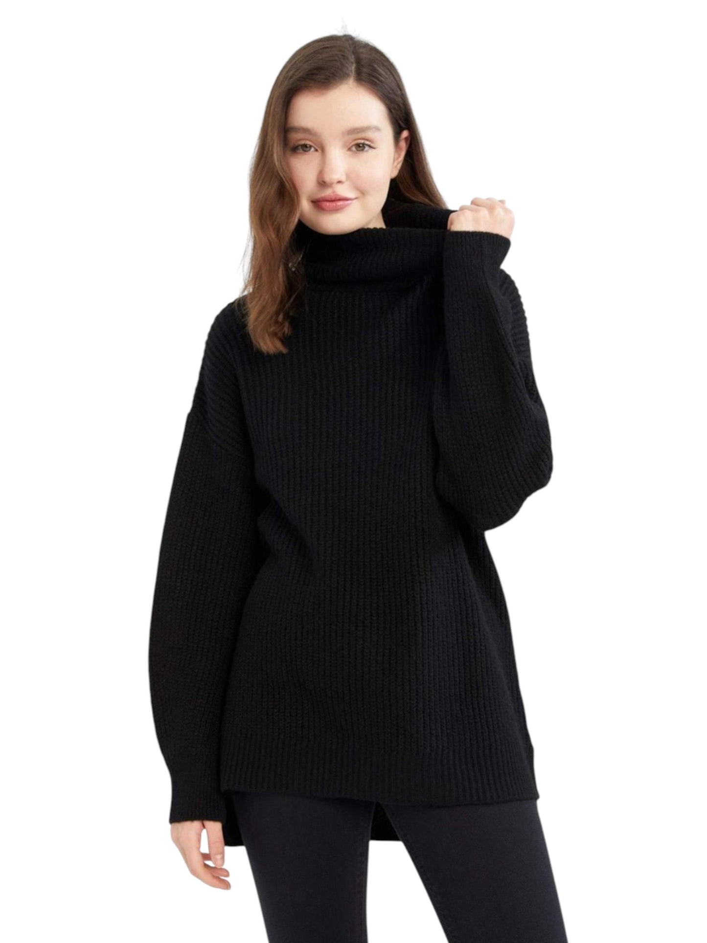 Women's Knitted Sweates,Black