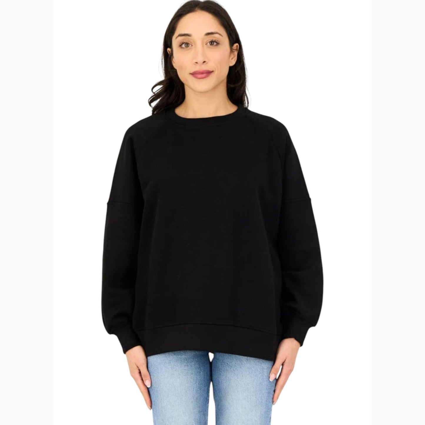 Women's Plain Sweaters,Black