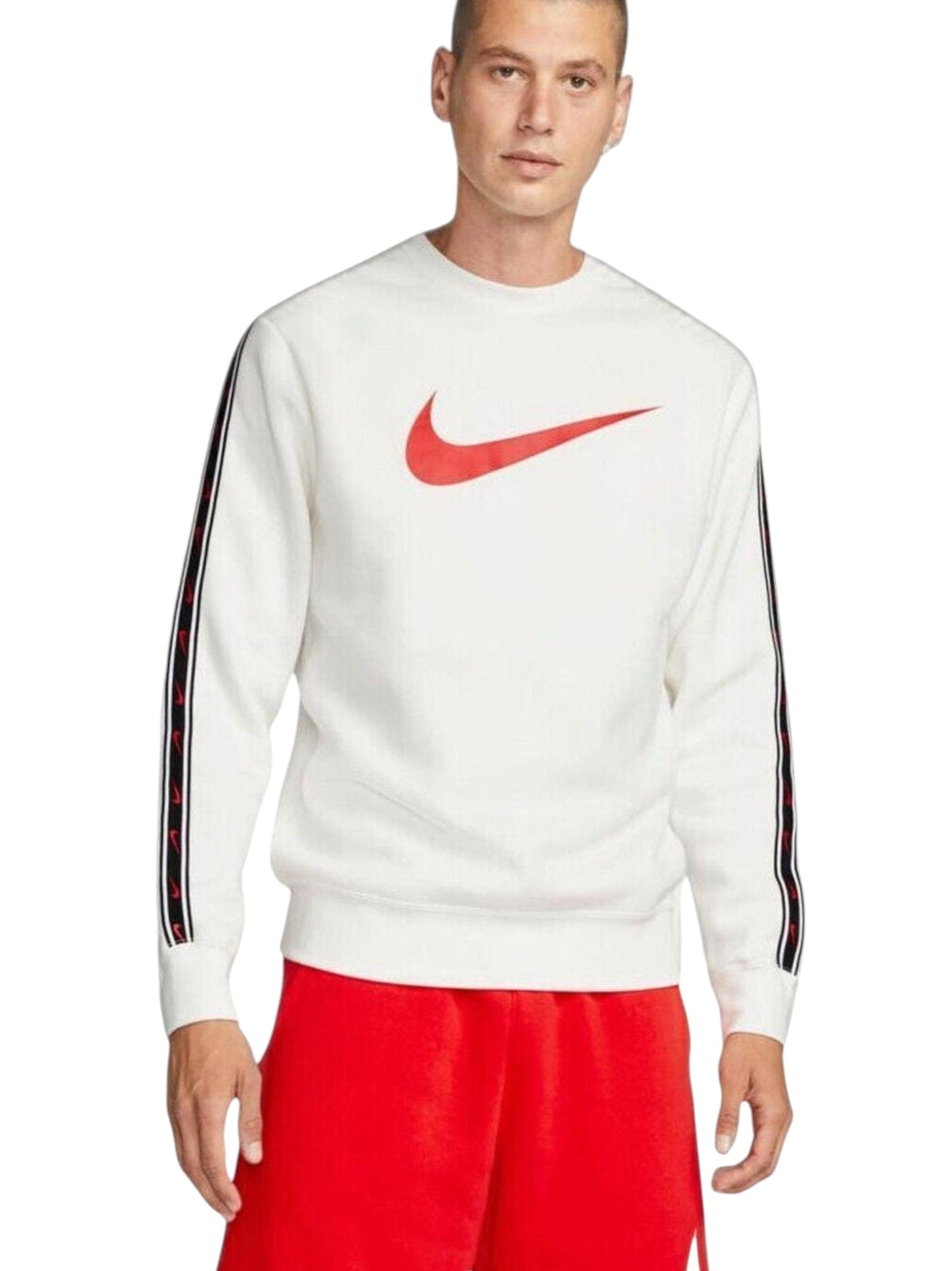 Kids Boy's Logo Printed Sweaters,White