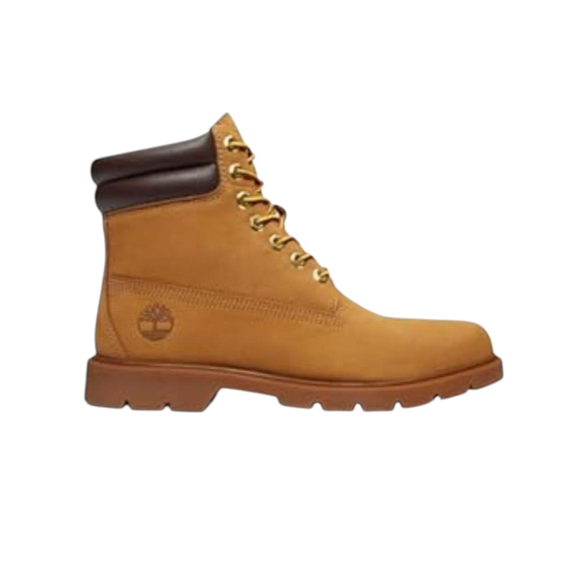Men's Plain High Top Boots,Light Brown