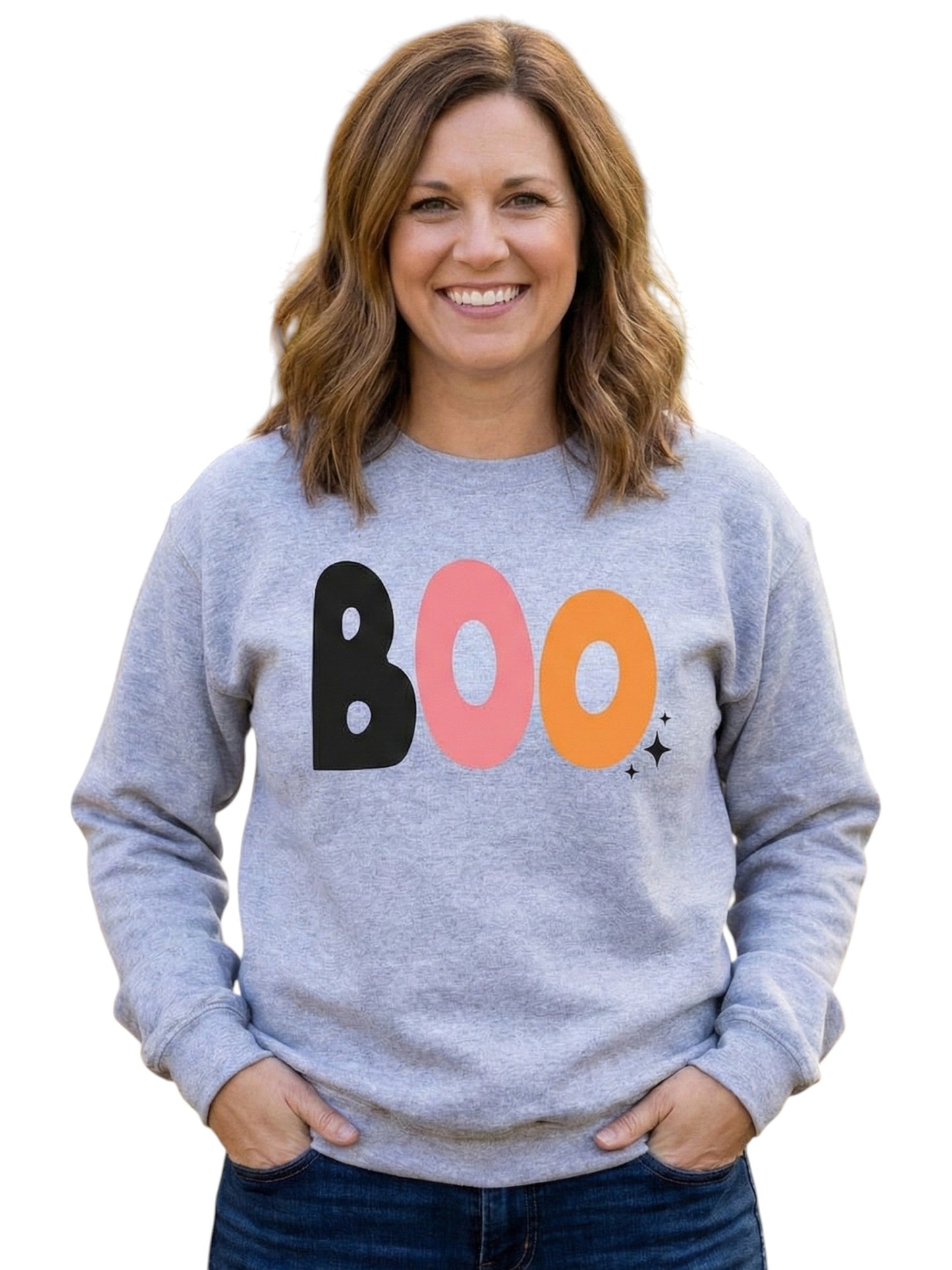 Women's Printed Sweaters,Grey