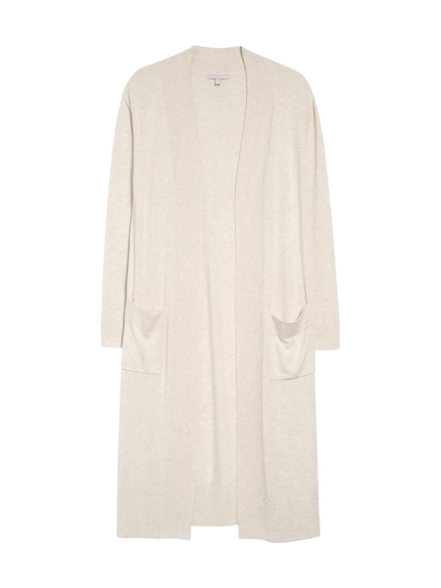 Women's Knitted Top Cardigan,Light Beige