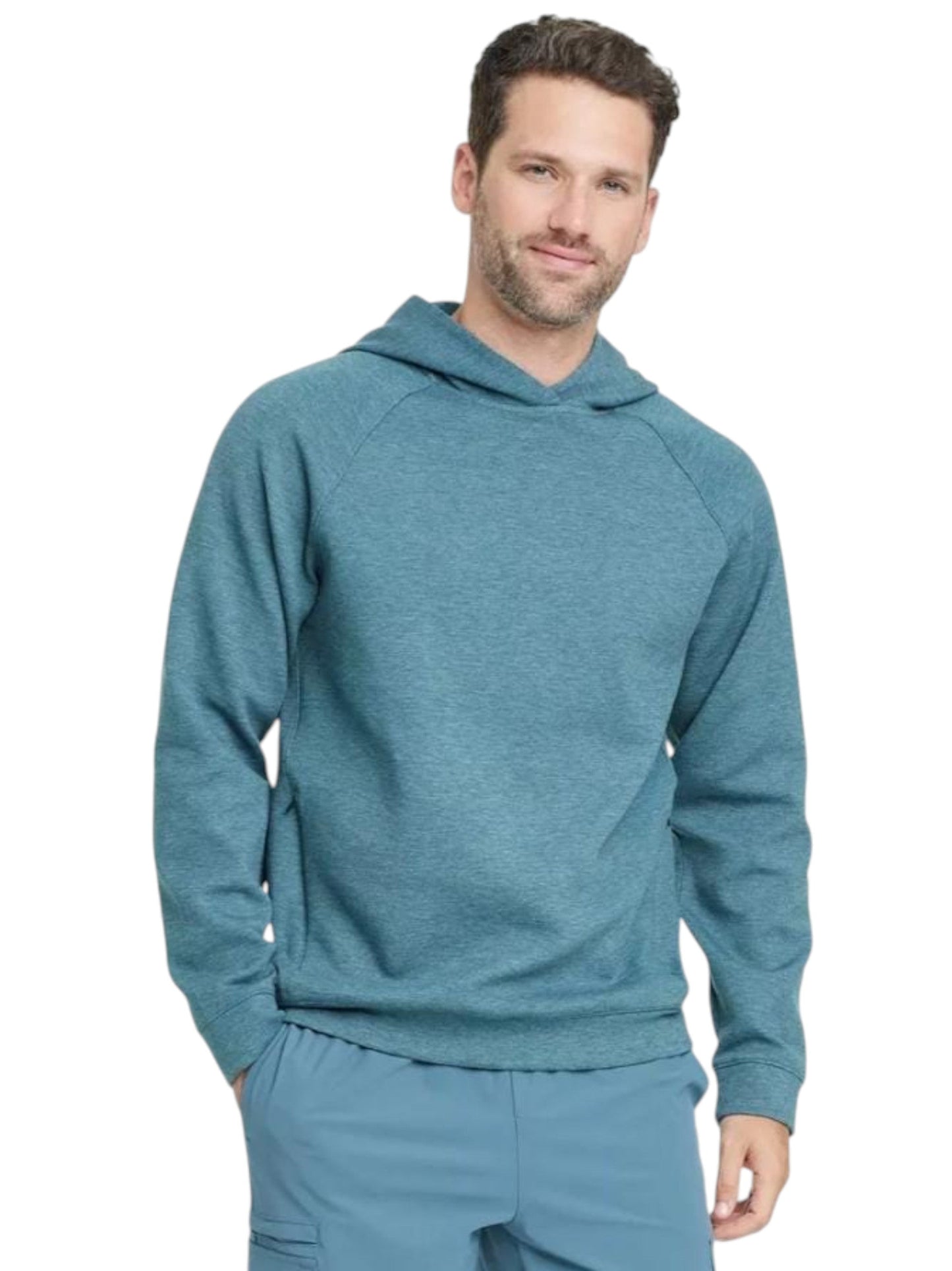 Men's Plain Hoodie,Blue