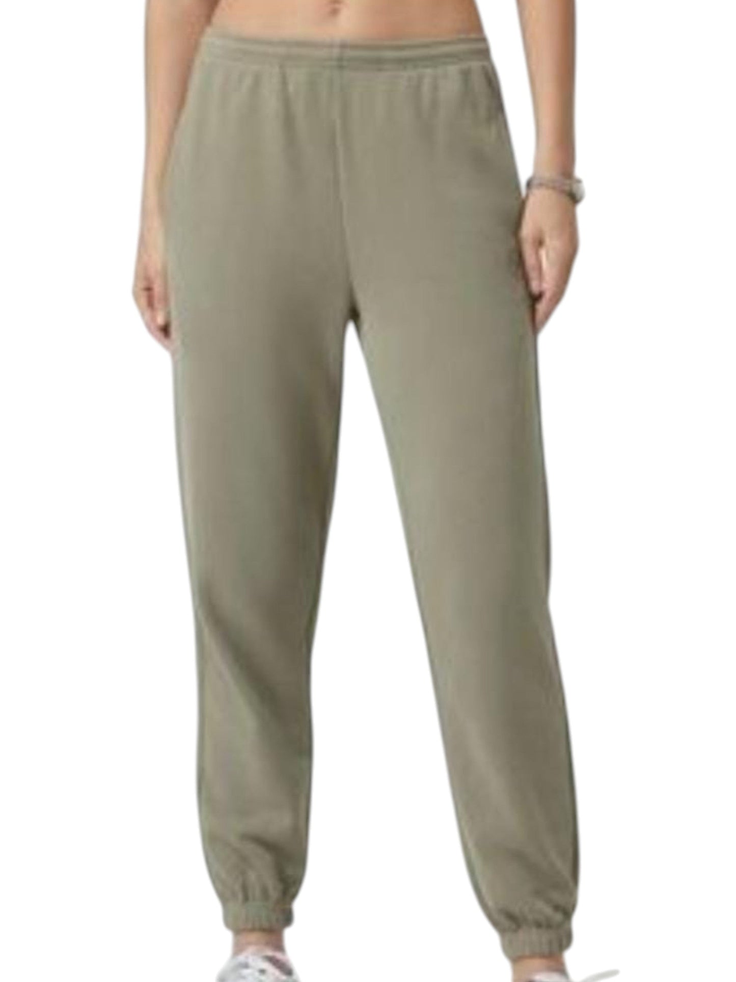 Women's Plain Sport Pant,Dusty Olive