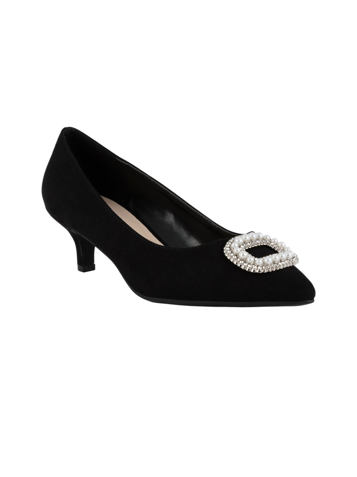 Women's Pearls High Shoes,Black
