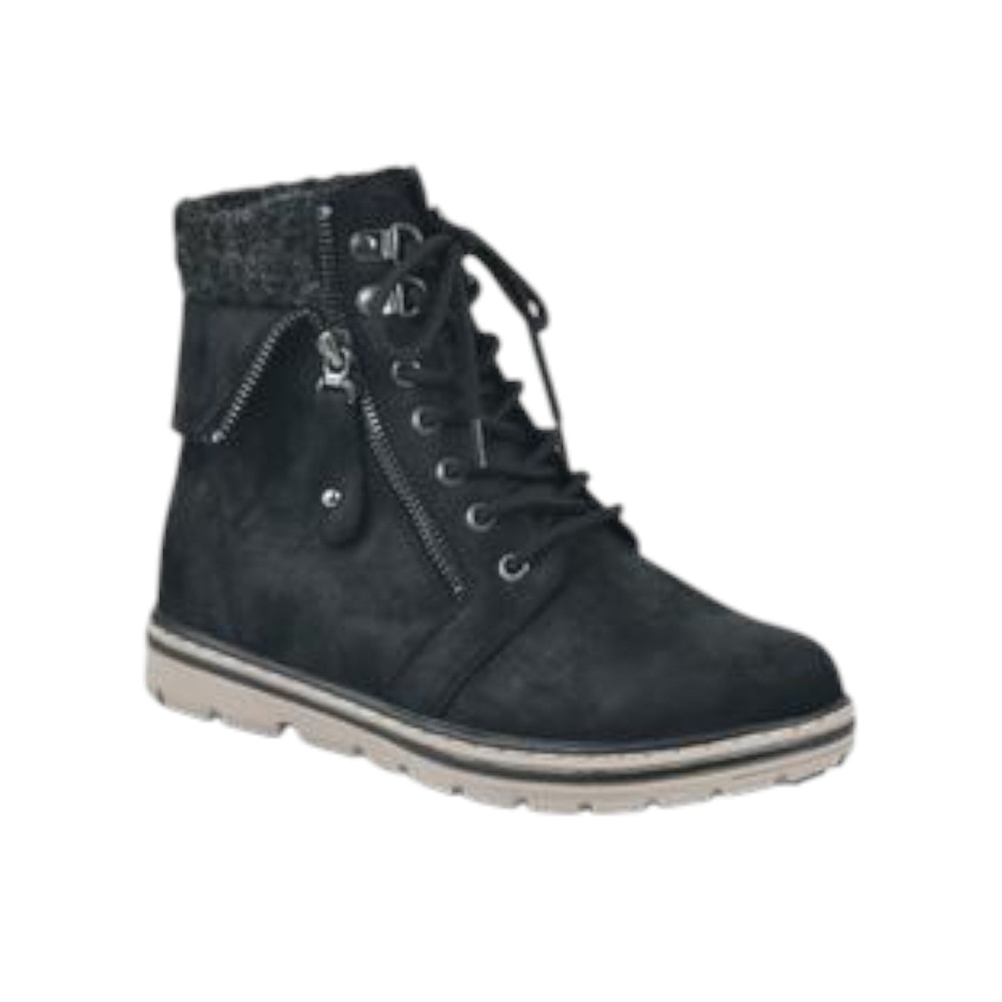 Women's Lined Ankle Boots,Black