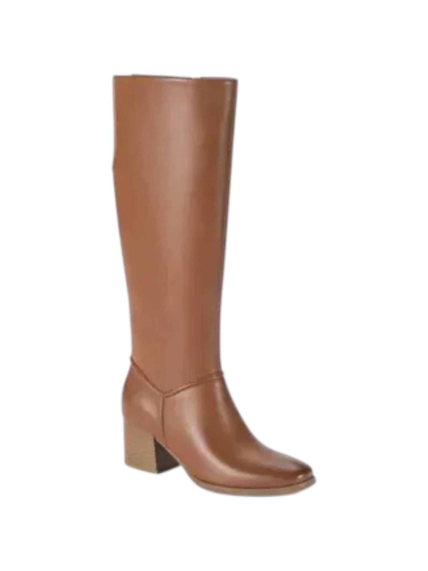 Women's Plain Knee High Boots,Brown