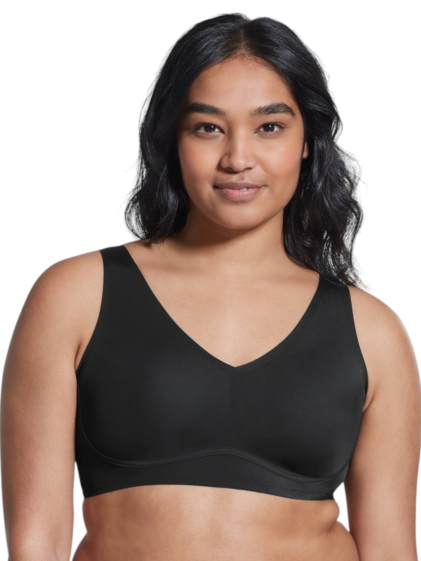 Women's Plain Bra,Black