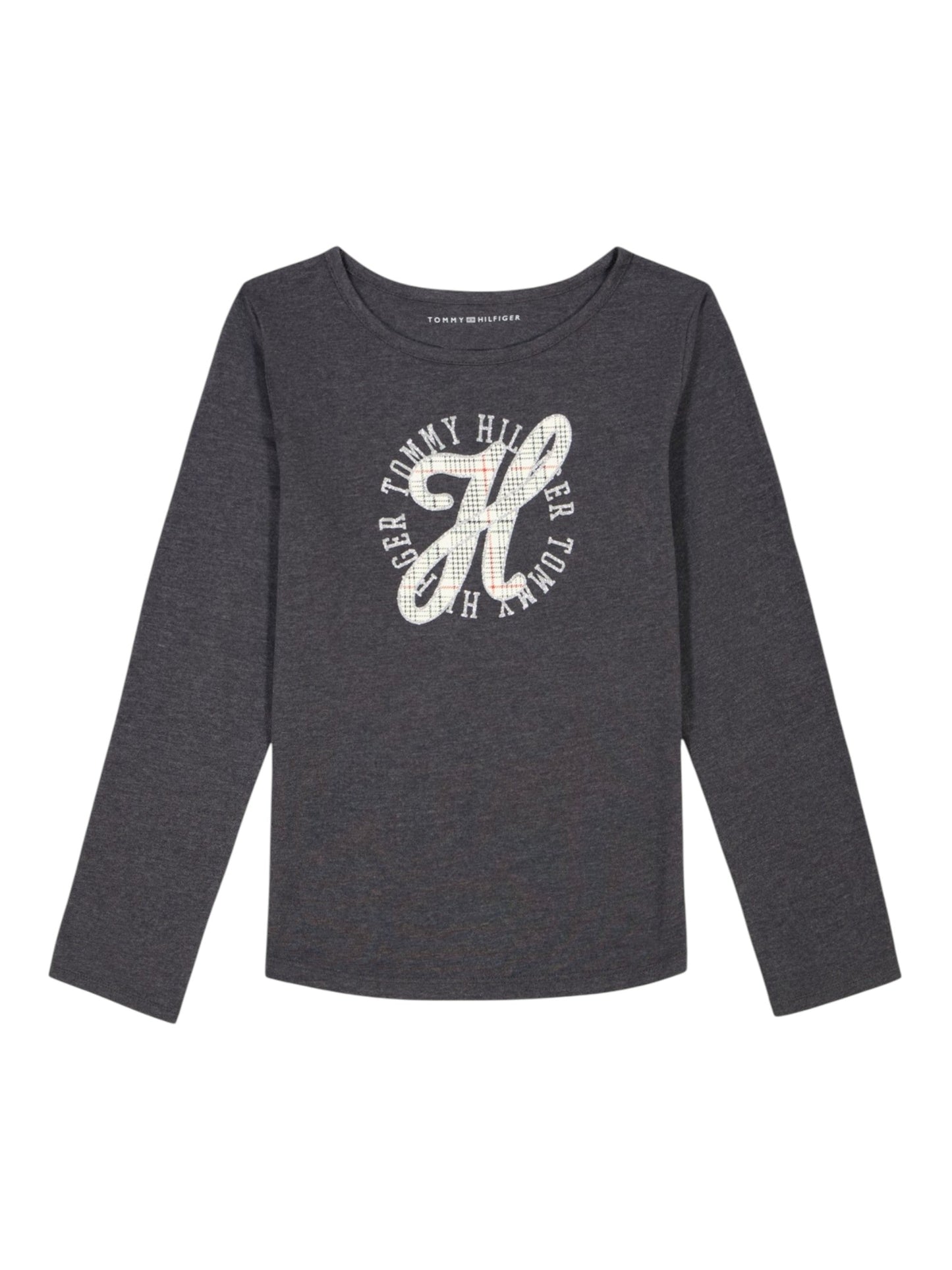 Kids Girl's Printed Top,Grey