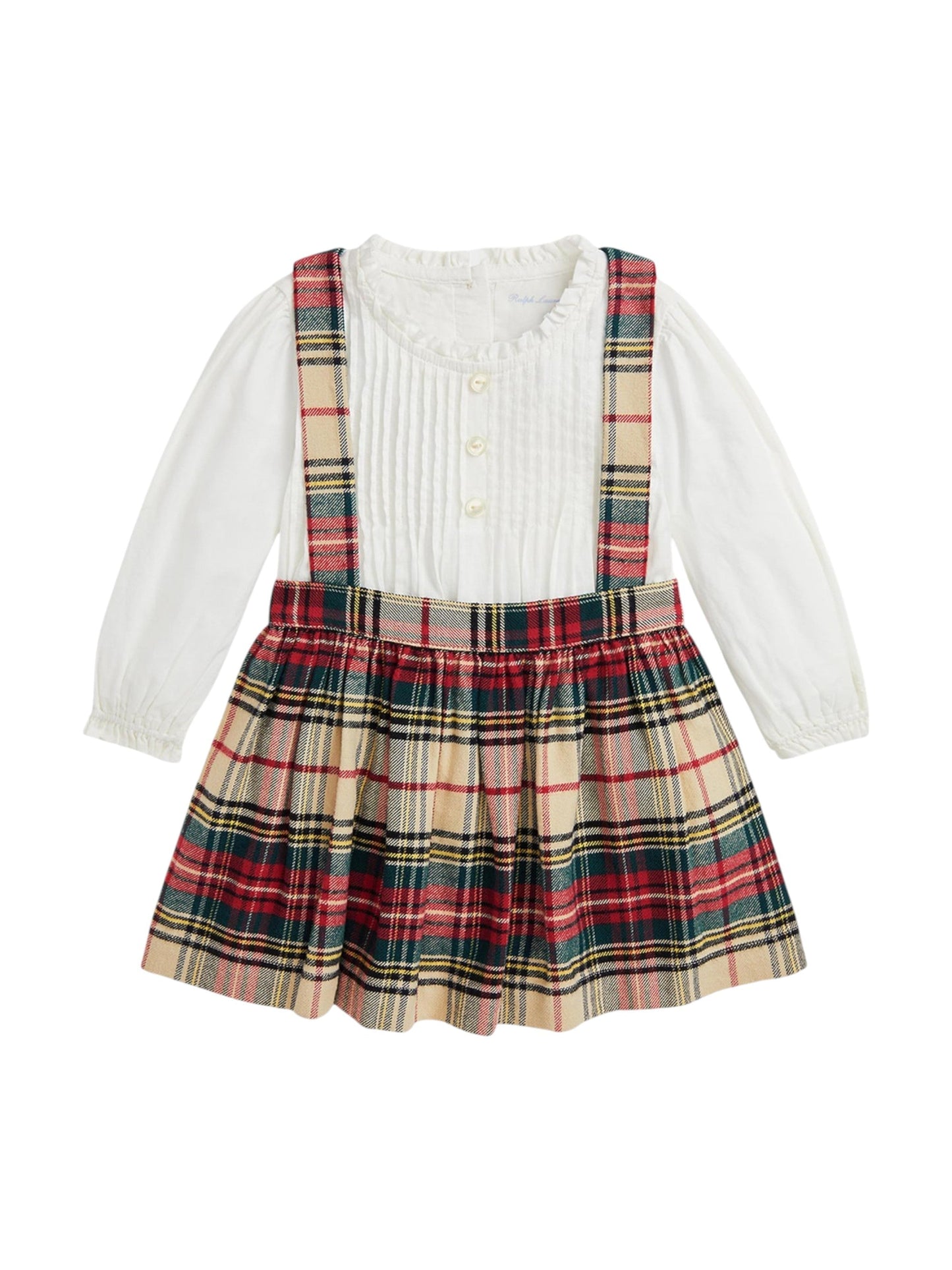 Kids Girl's Plain Bodysuit,White