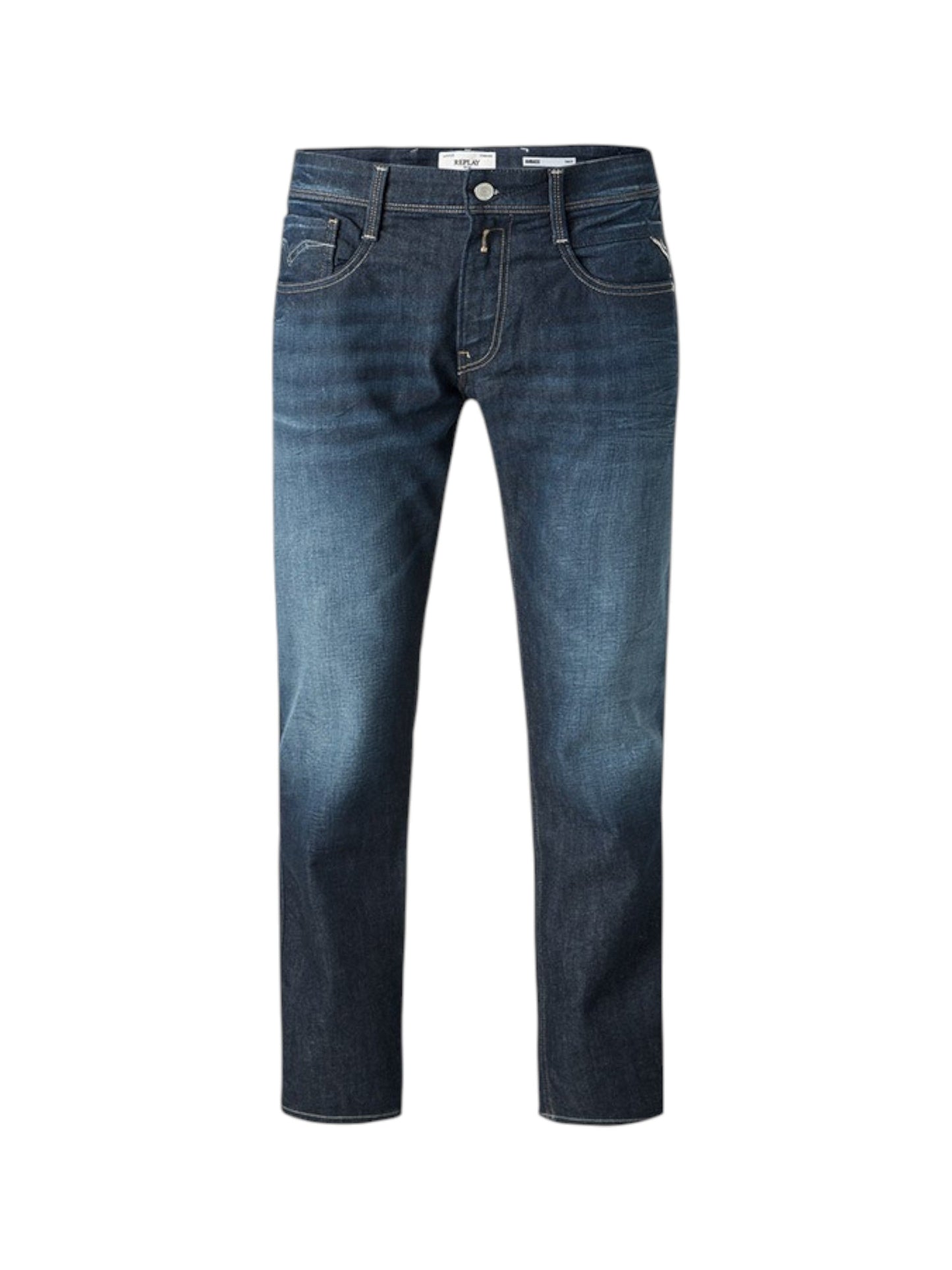 Men's Washed Jeans,Blue