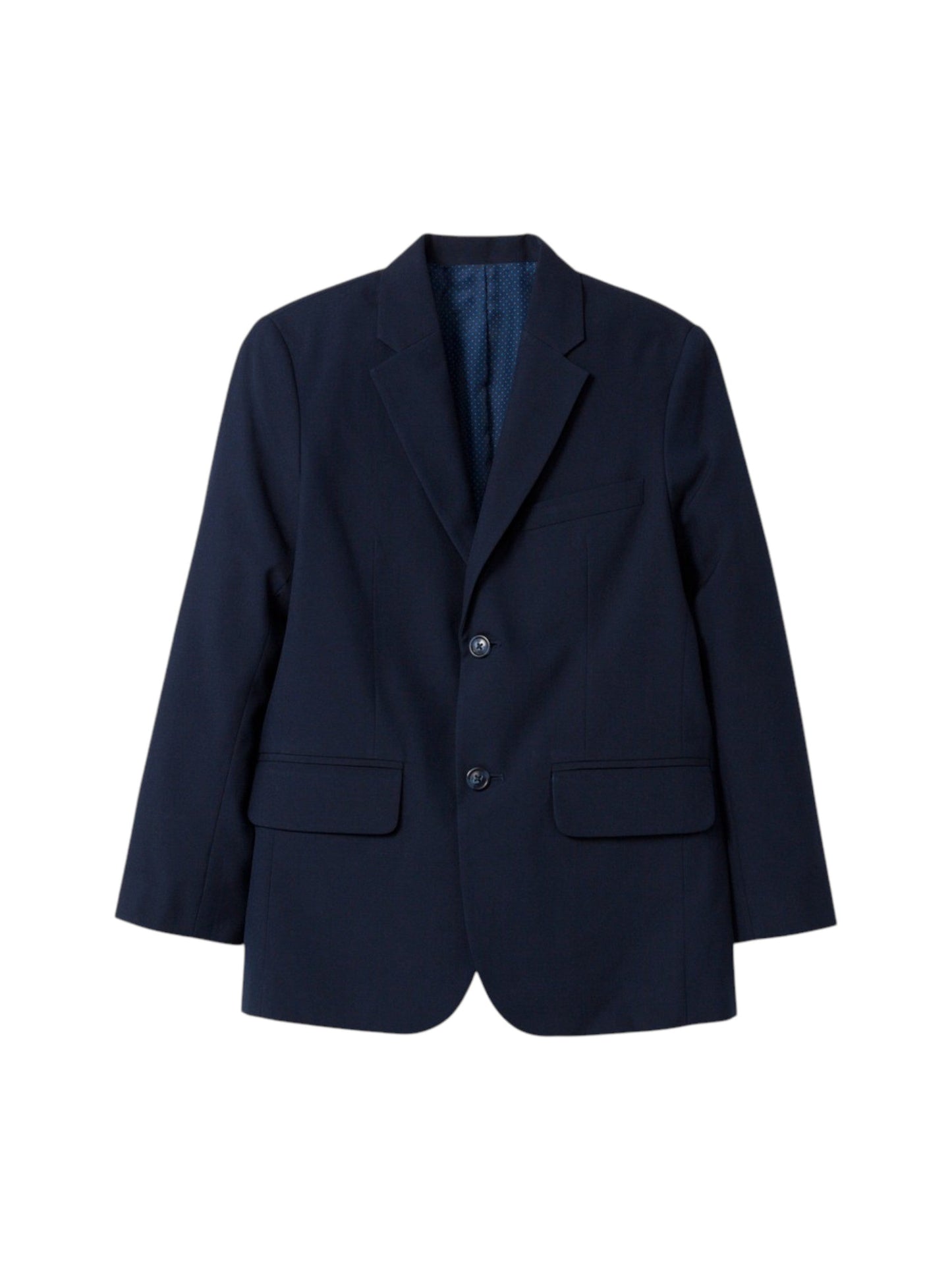 Kids Boy's Plain Solid Blazer,Navy