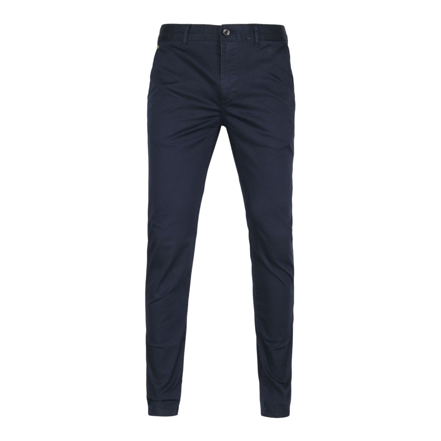 Men's Plain Solid Classic Pants,Navy