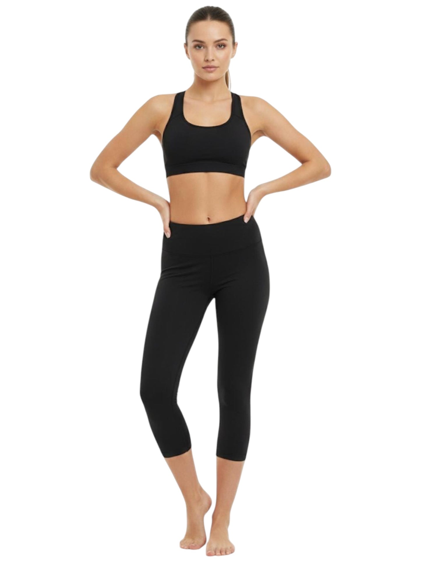 Women's Plain Legging,Black