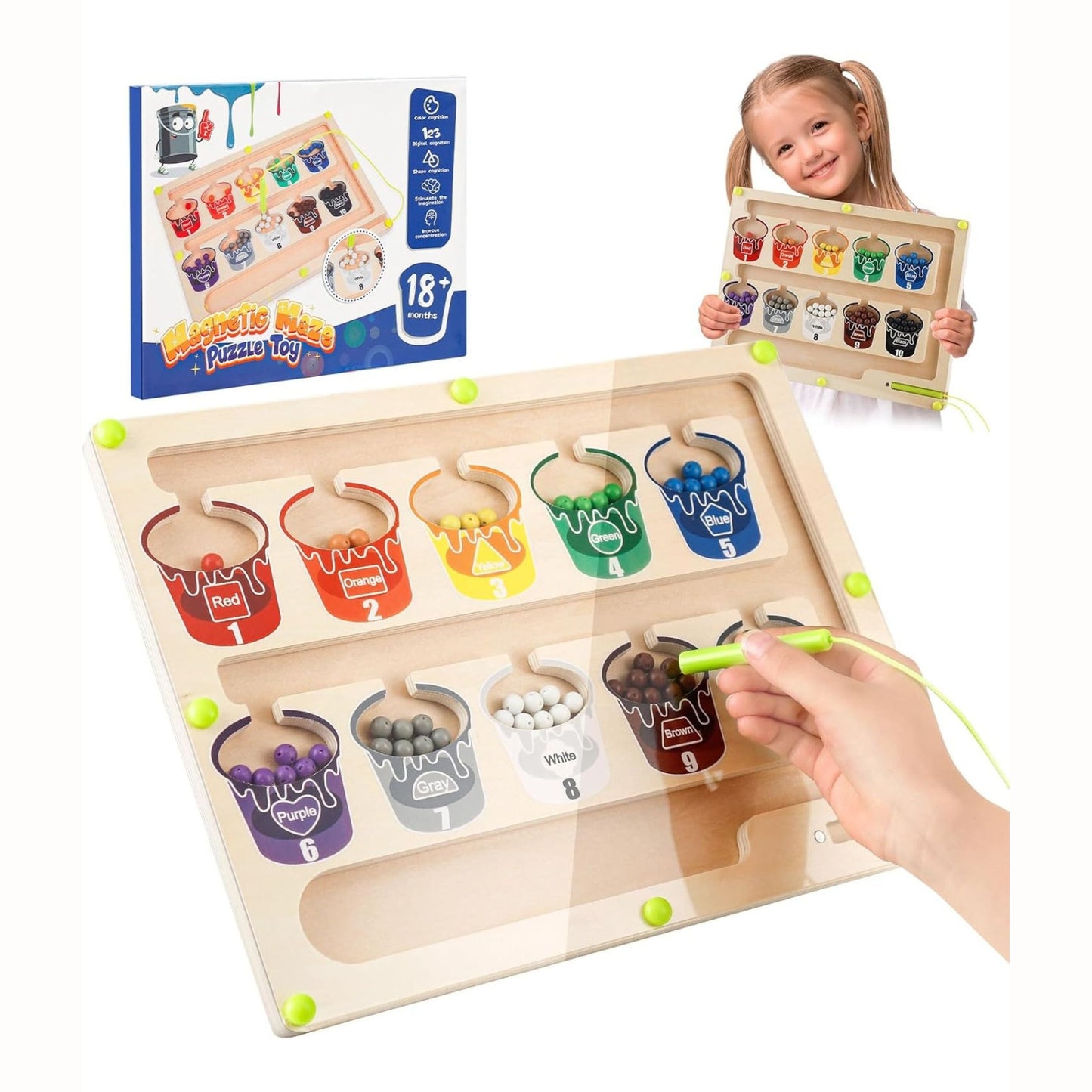 Magnetic Maze Wooden Toys�