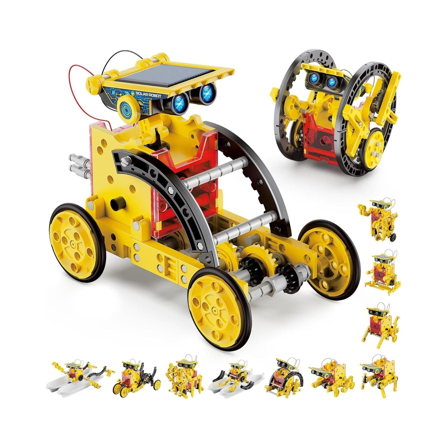 12-In-1 Solar Robot Kit