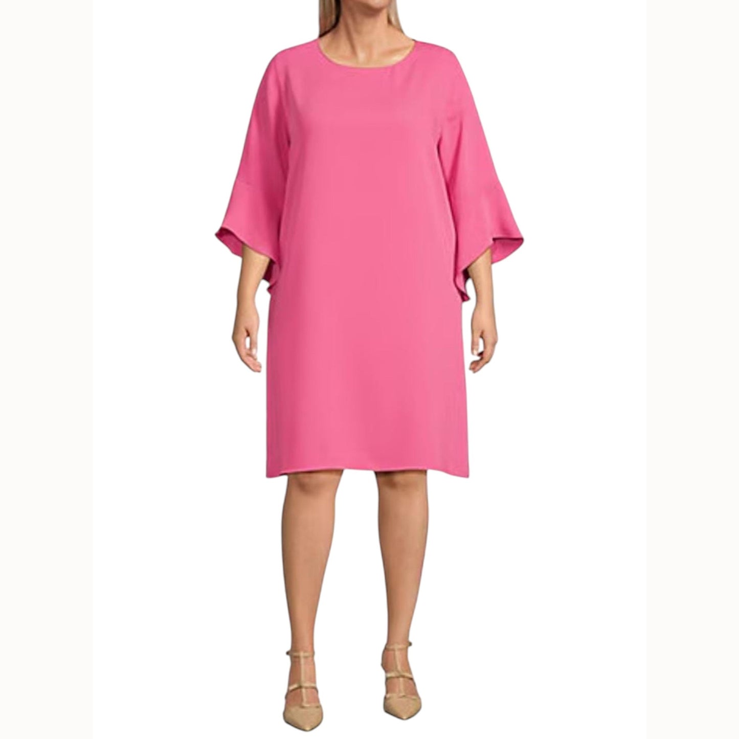 Women's Plain Dress,Pink