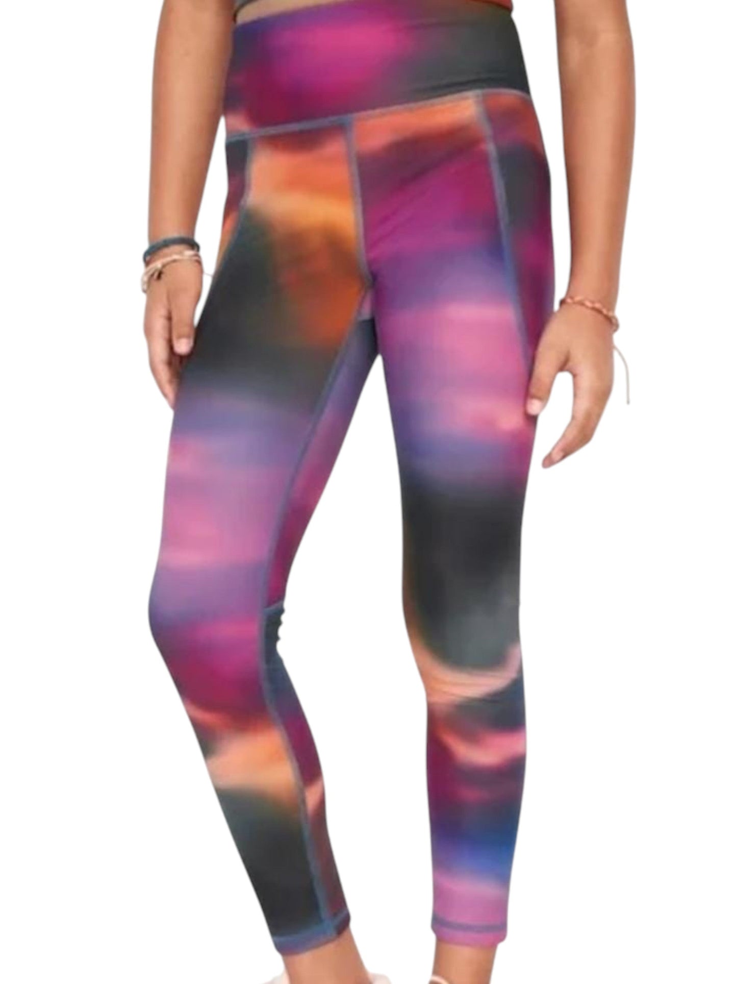Kids Girl's Colorblocked Legging,Multi
