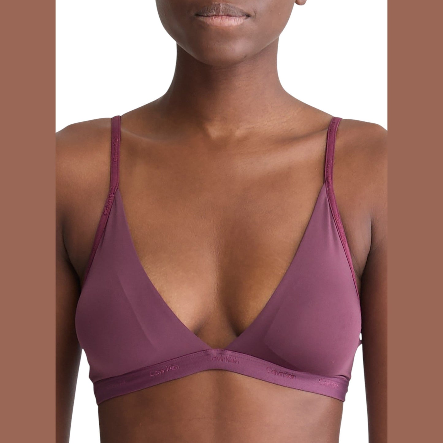 Women's Plain Bra,Dark Purple
