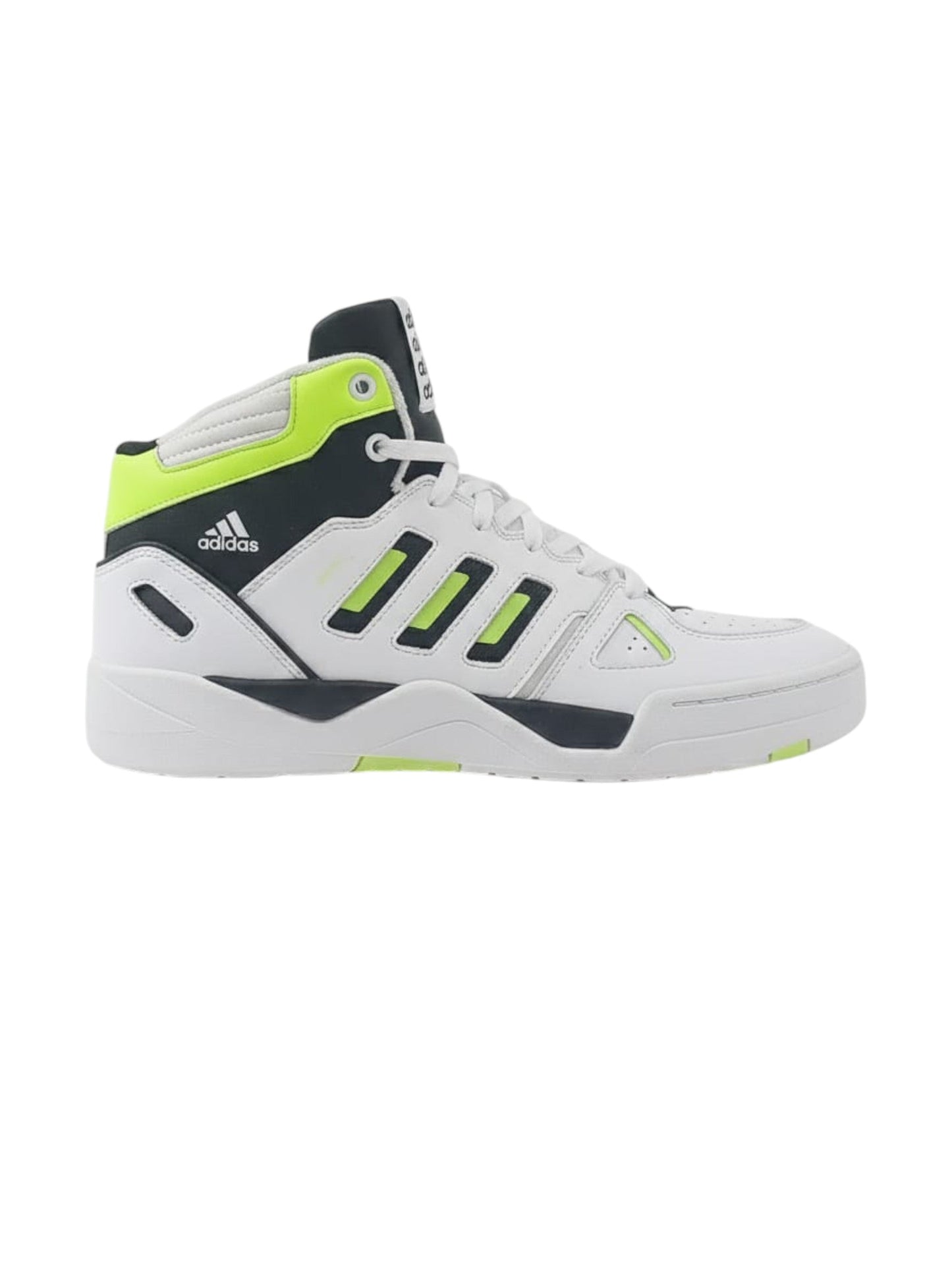 Men's Colorblocked High Top Shoes,White