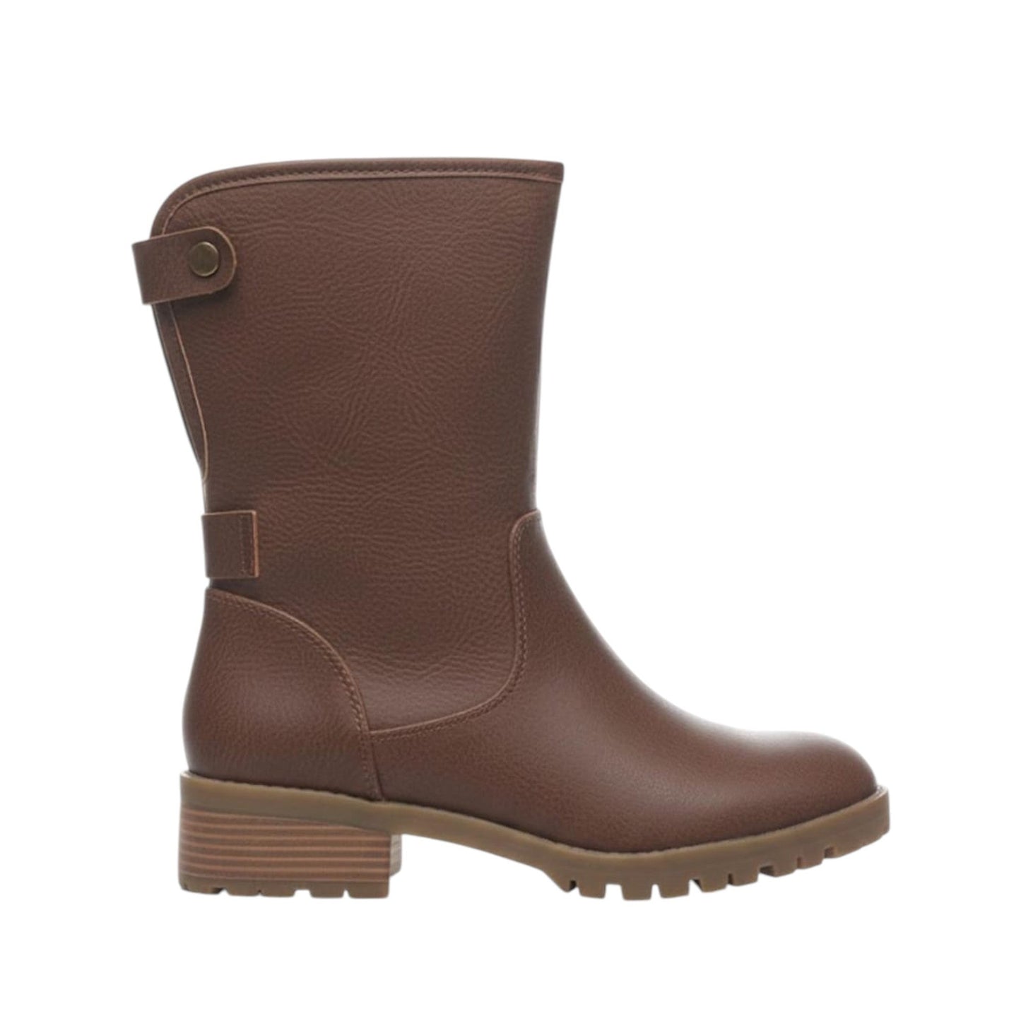 Women's Plain Ankle Boots,Brown