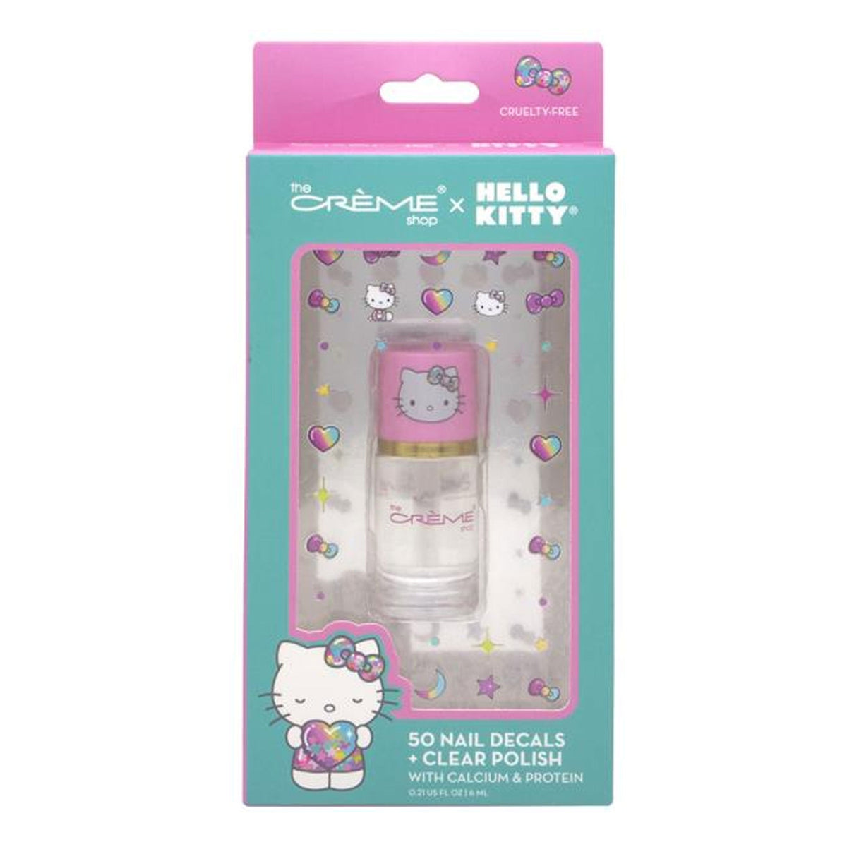 Nail Decals+Clear Polish