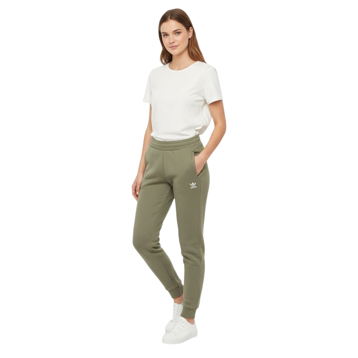 Women'sPlain Solid Pant,Olive