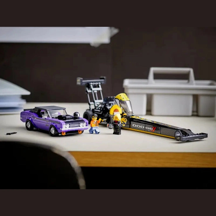 Lego Mopar Dodge//SRT Top Fuel Dragster and 1970 Dodge Challenger T/A (76904)