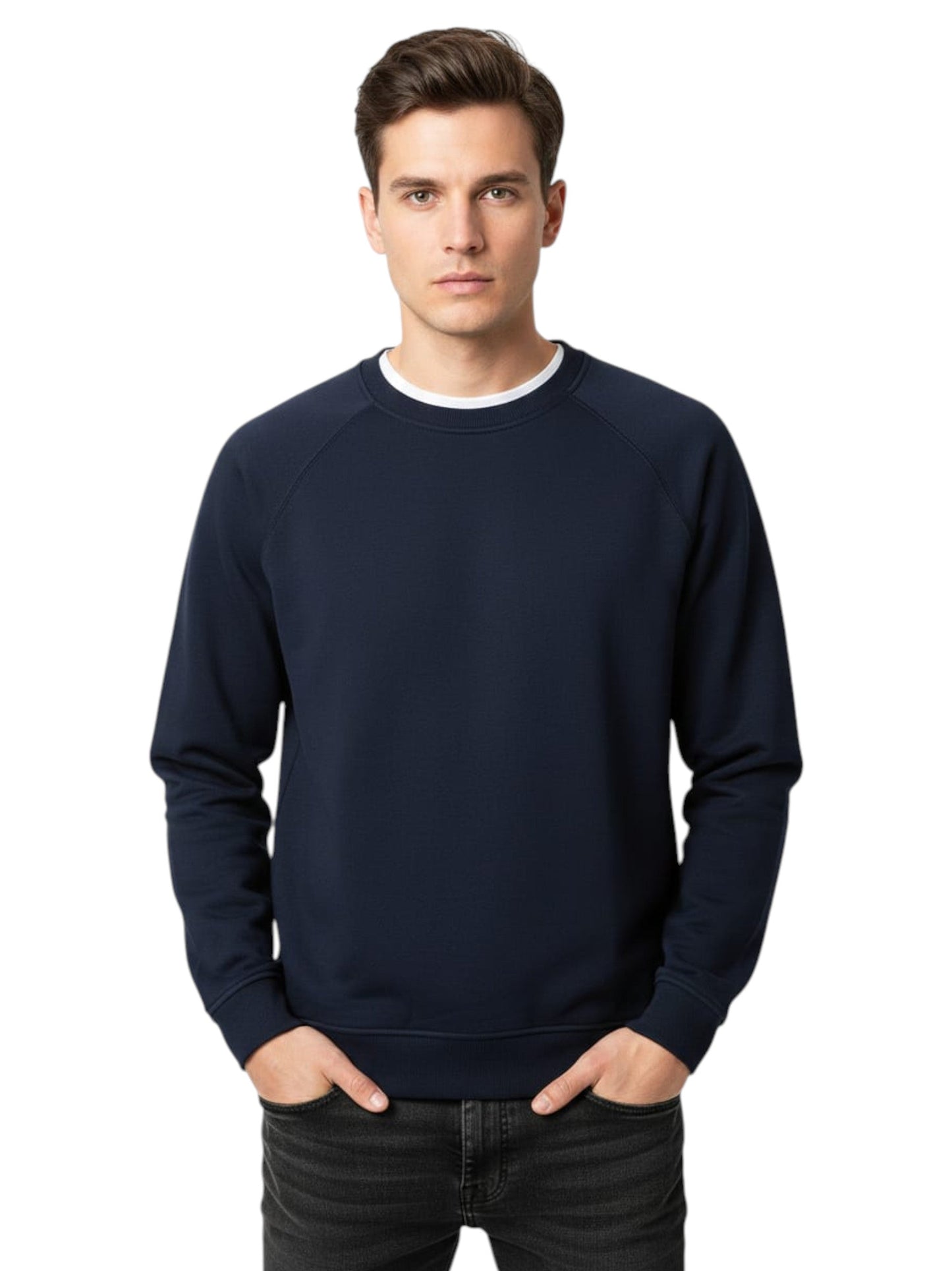 Men's Plain Sweaters,Navy