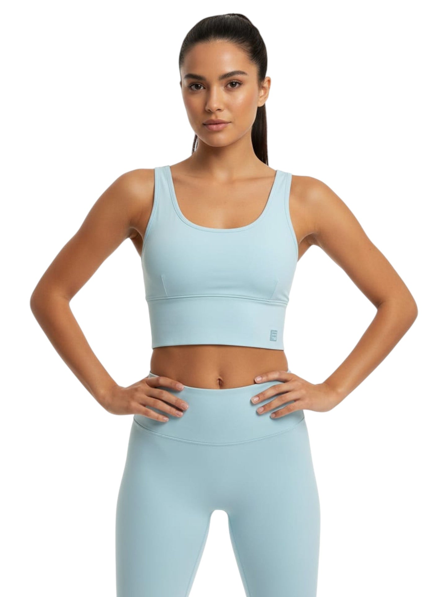 Women's Plain Sport Bra,Blue