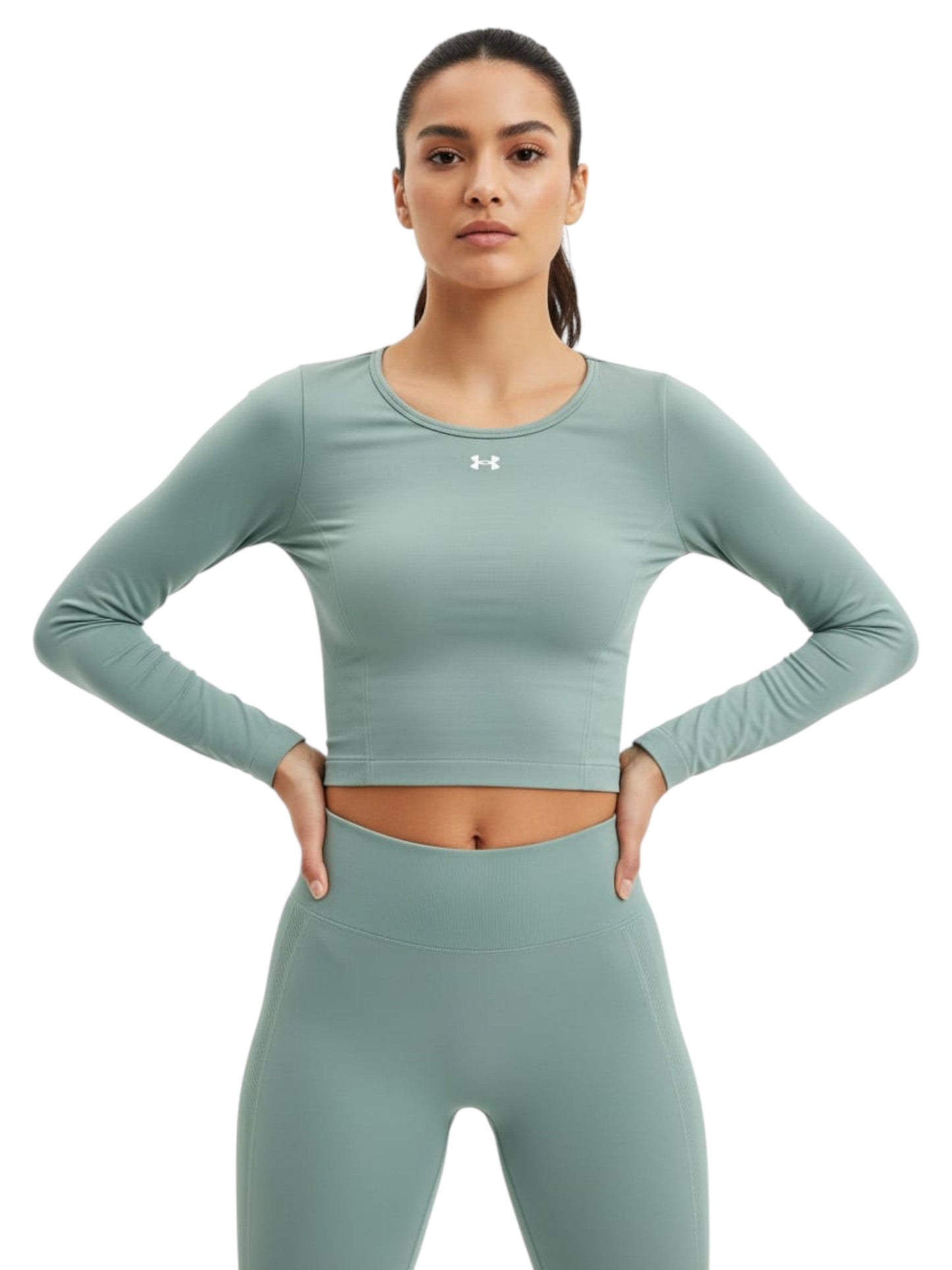 Women's Plain Sport Top,Green