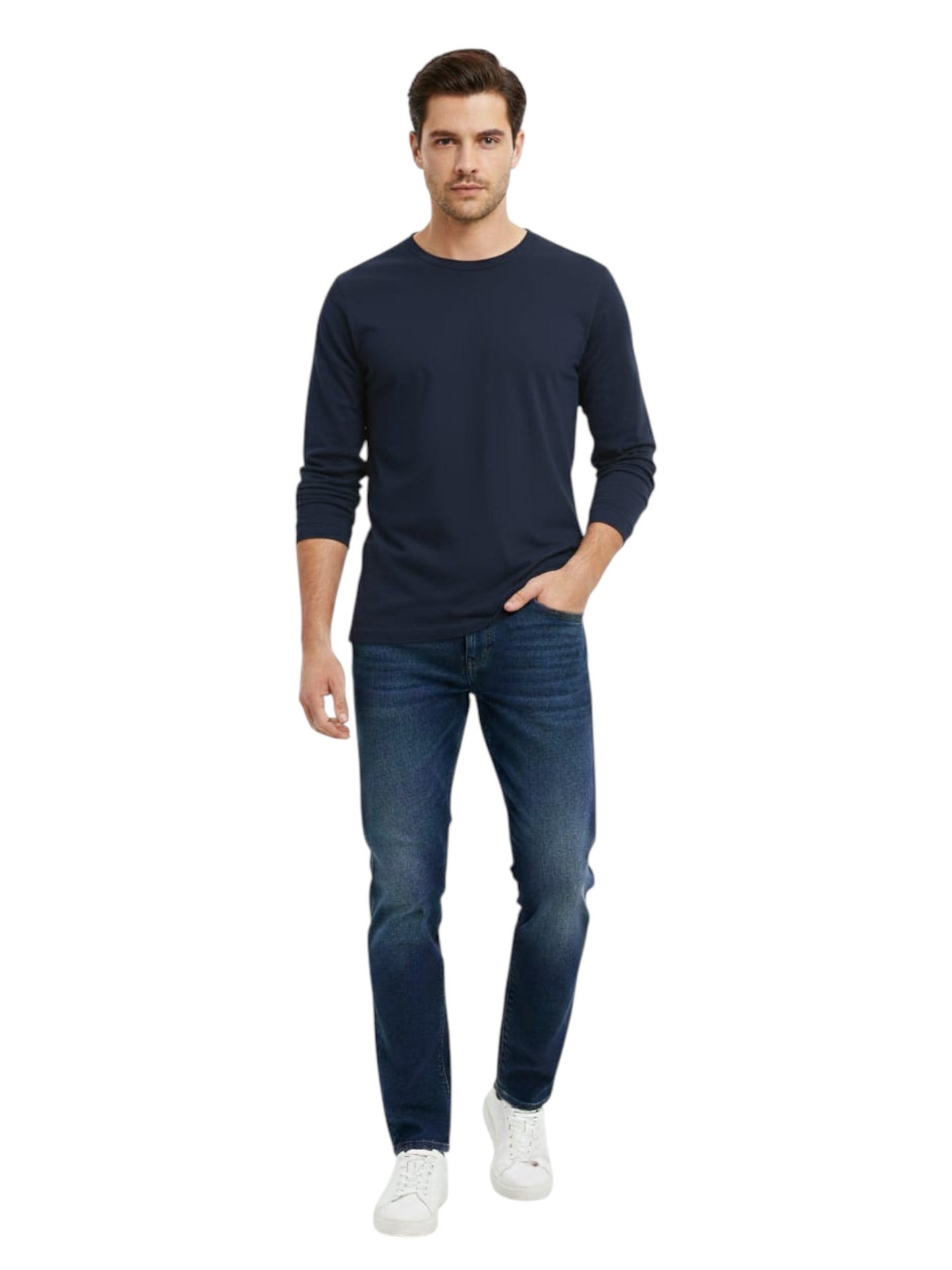 Men's Plain Top,Navy