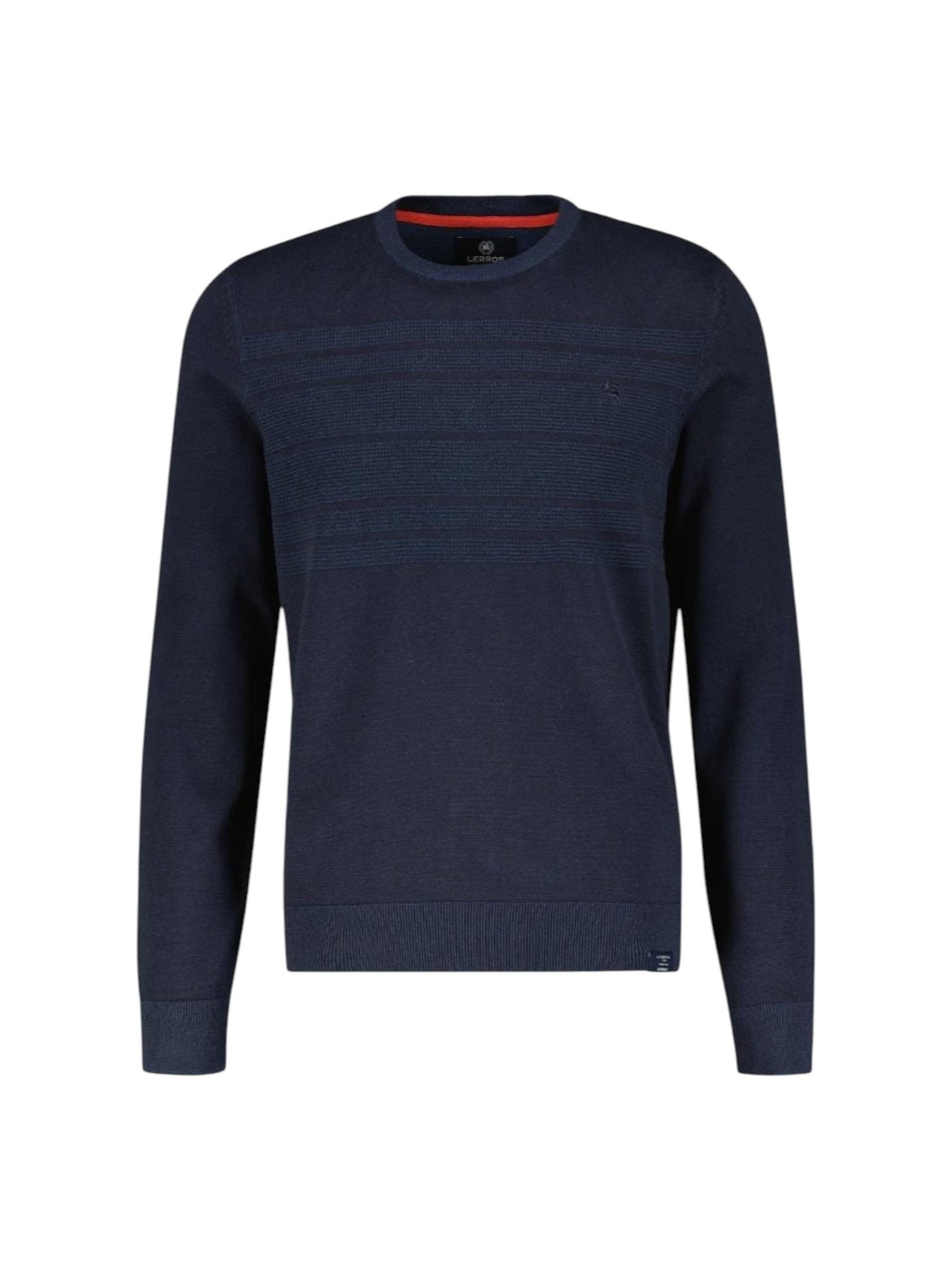 Men's Warm Textured Top,Navy