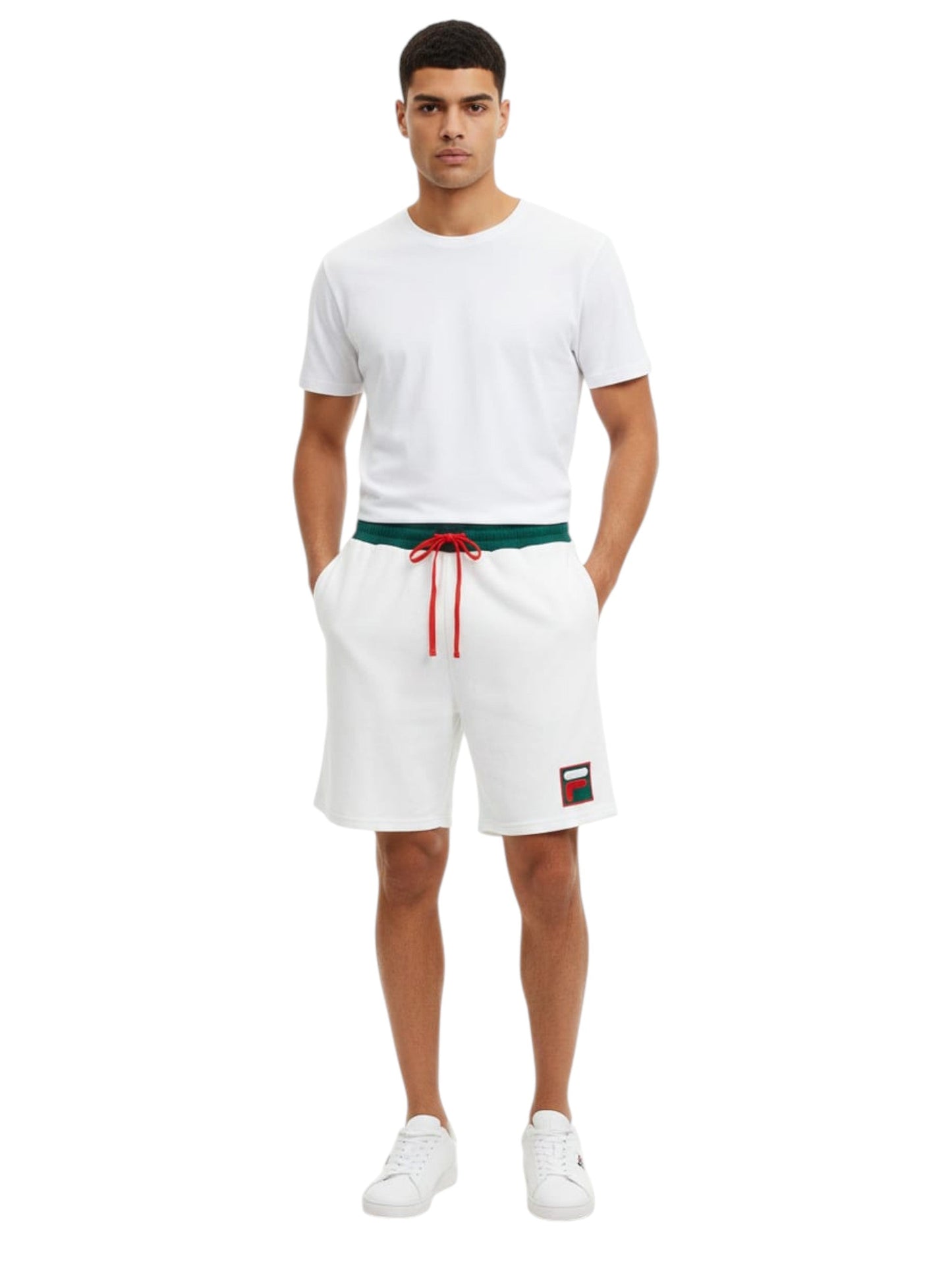 Men's Textured Short,White
