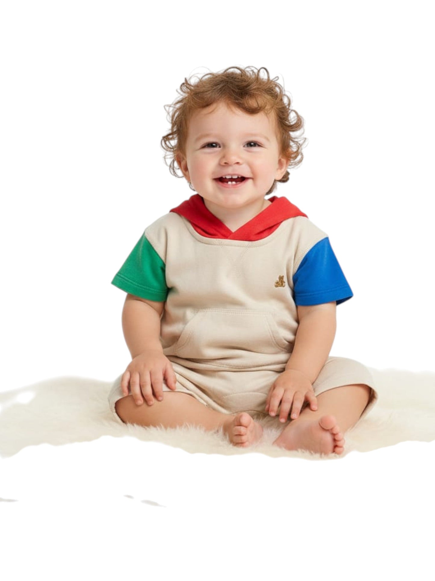 Kids Boy's Colorblocked Jumpsuit,Multi