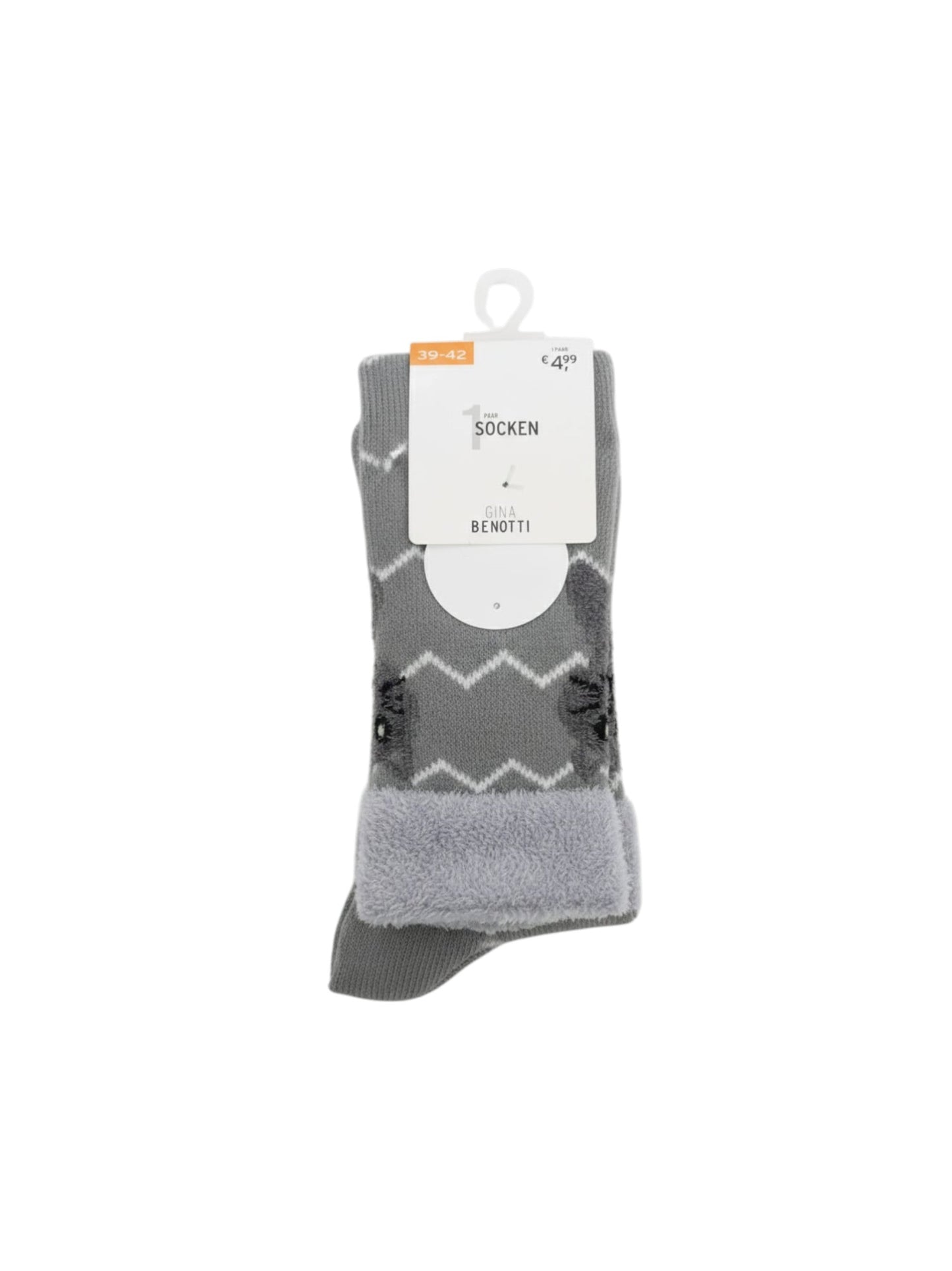 Women's Knitted Socks,Light Grey
