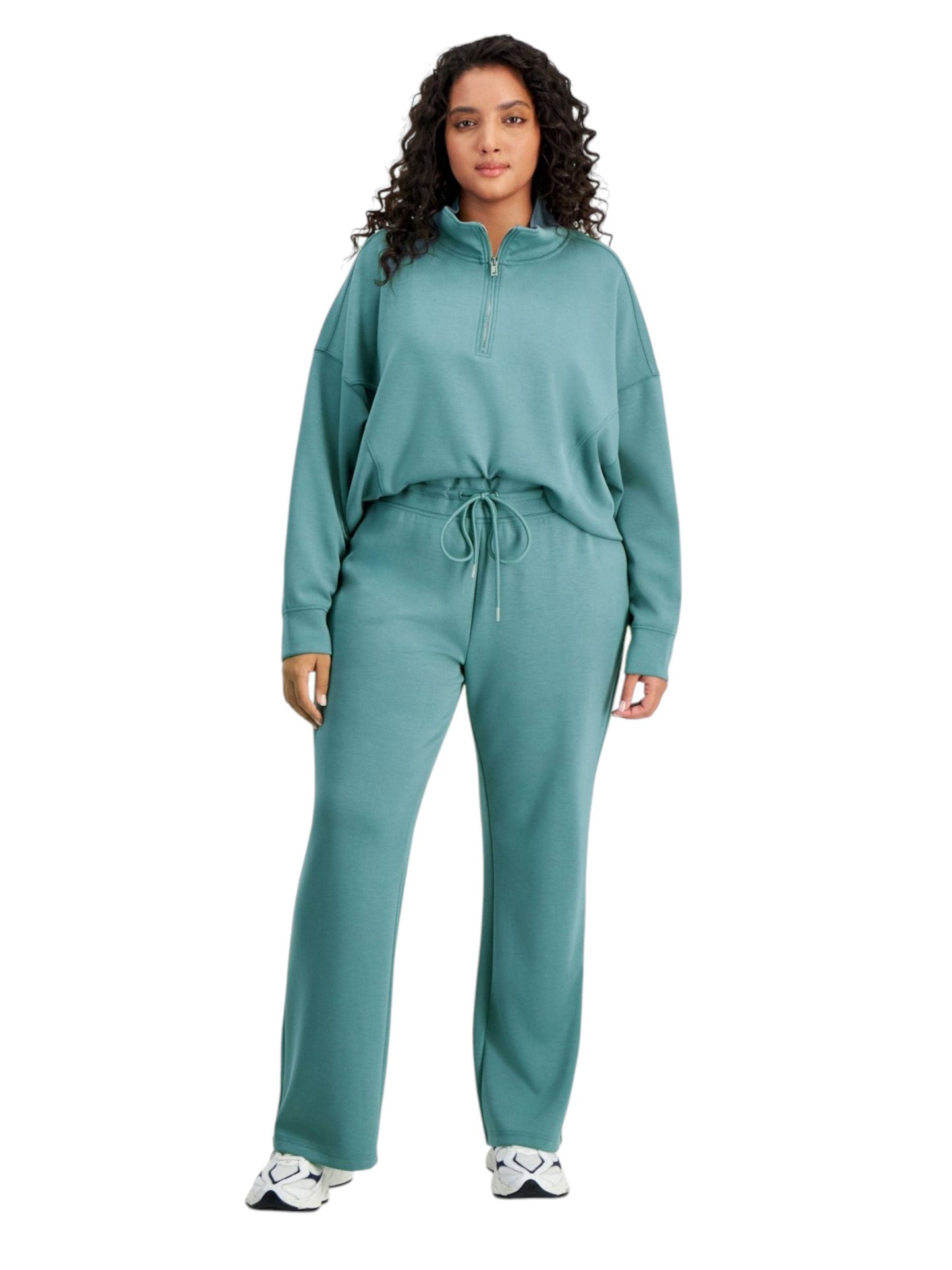 Women's Plain Solid Pant,Light Green