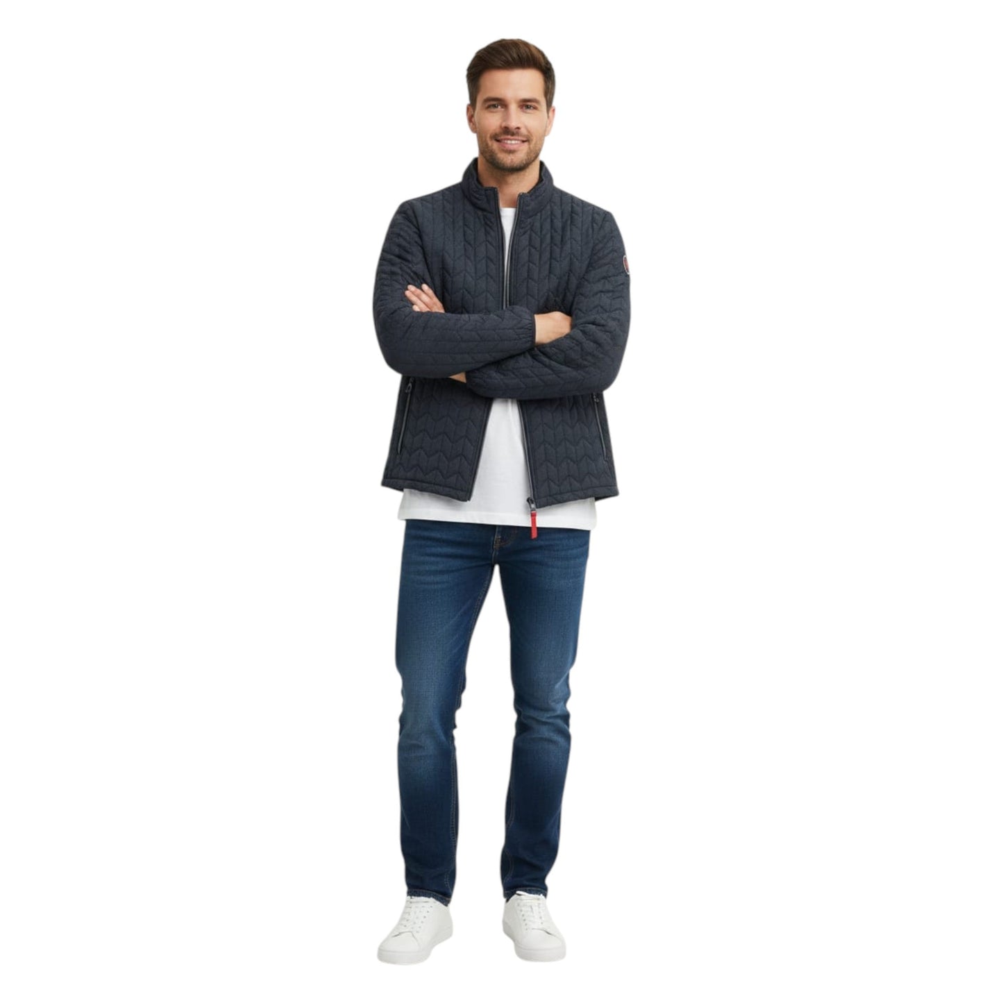 Men's Quilted Jacket,Navy