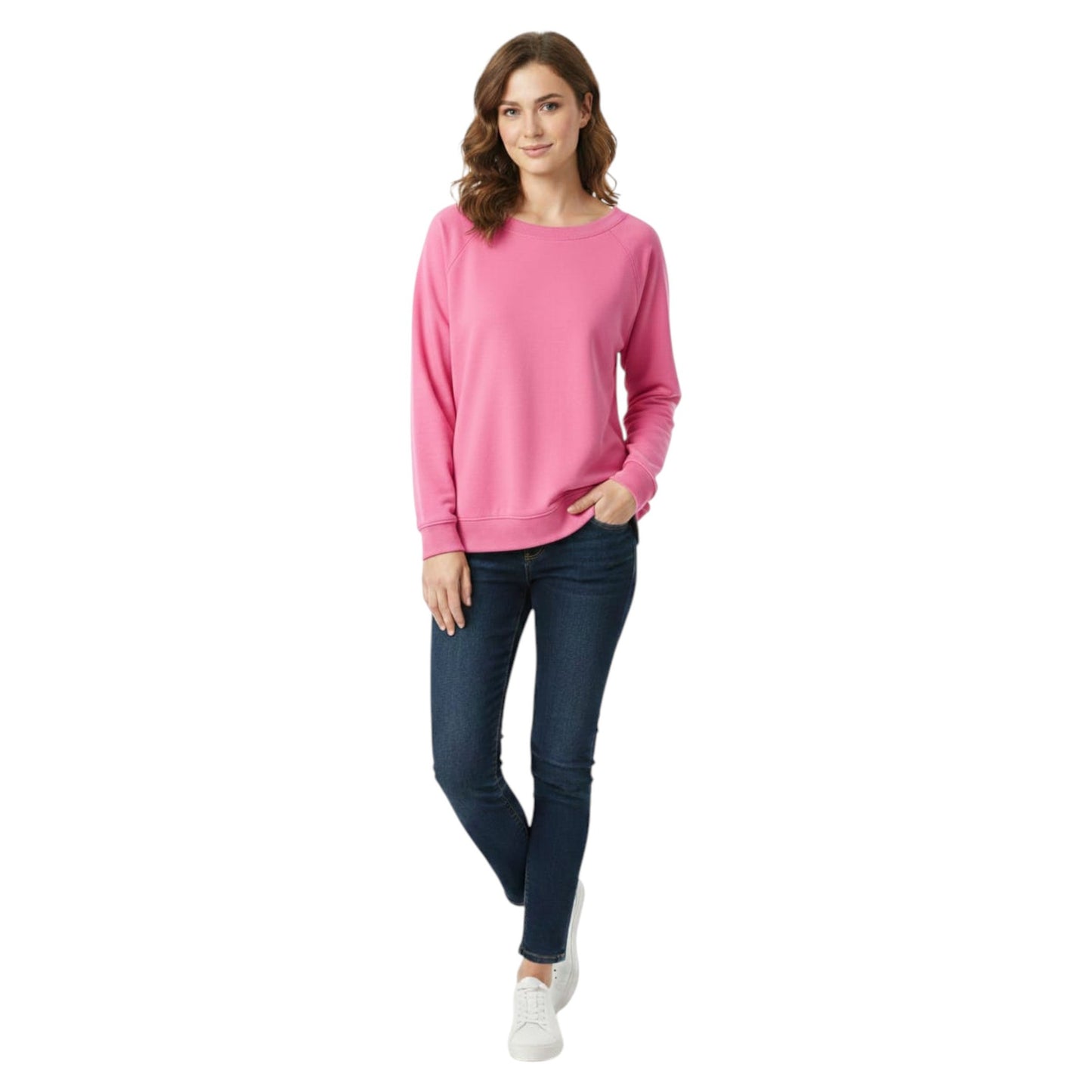 Women's Plain Solid Sweaters,Pink