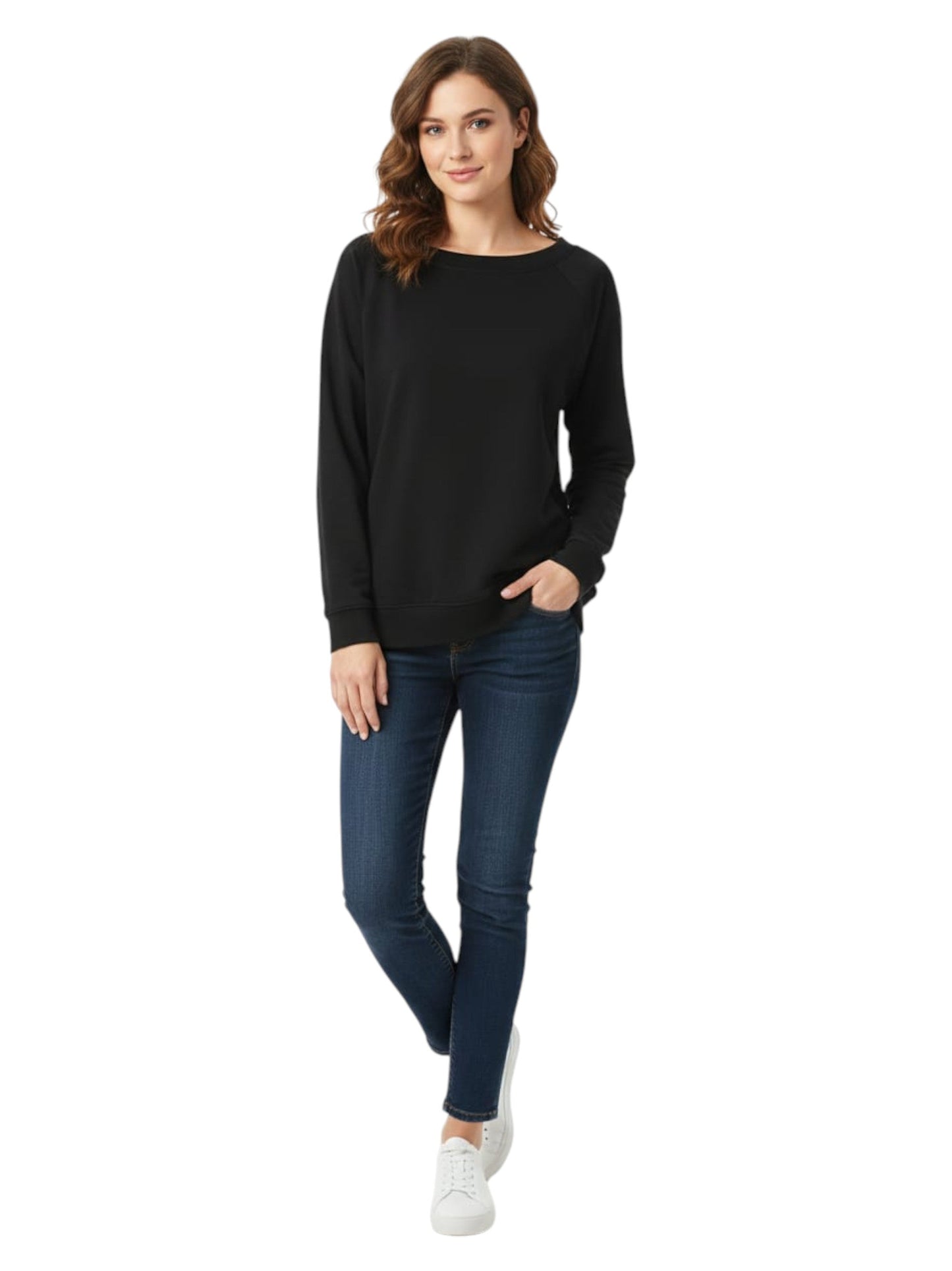 Women's Plain Solid Sweaters,Black