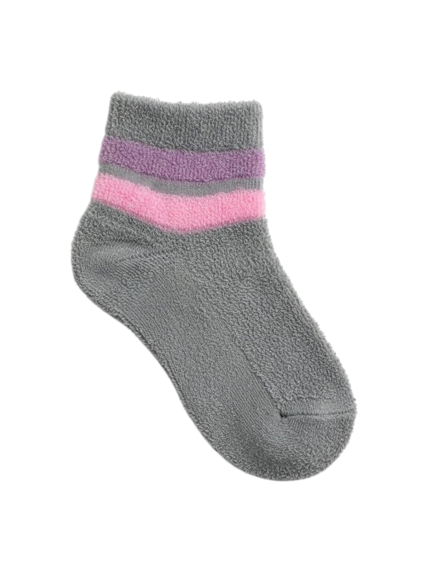 Kids Girl's Knitted Socks,Grey