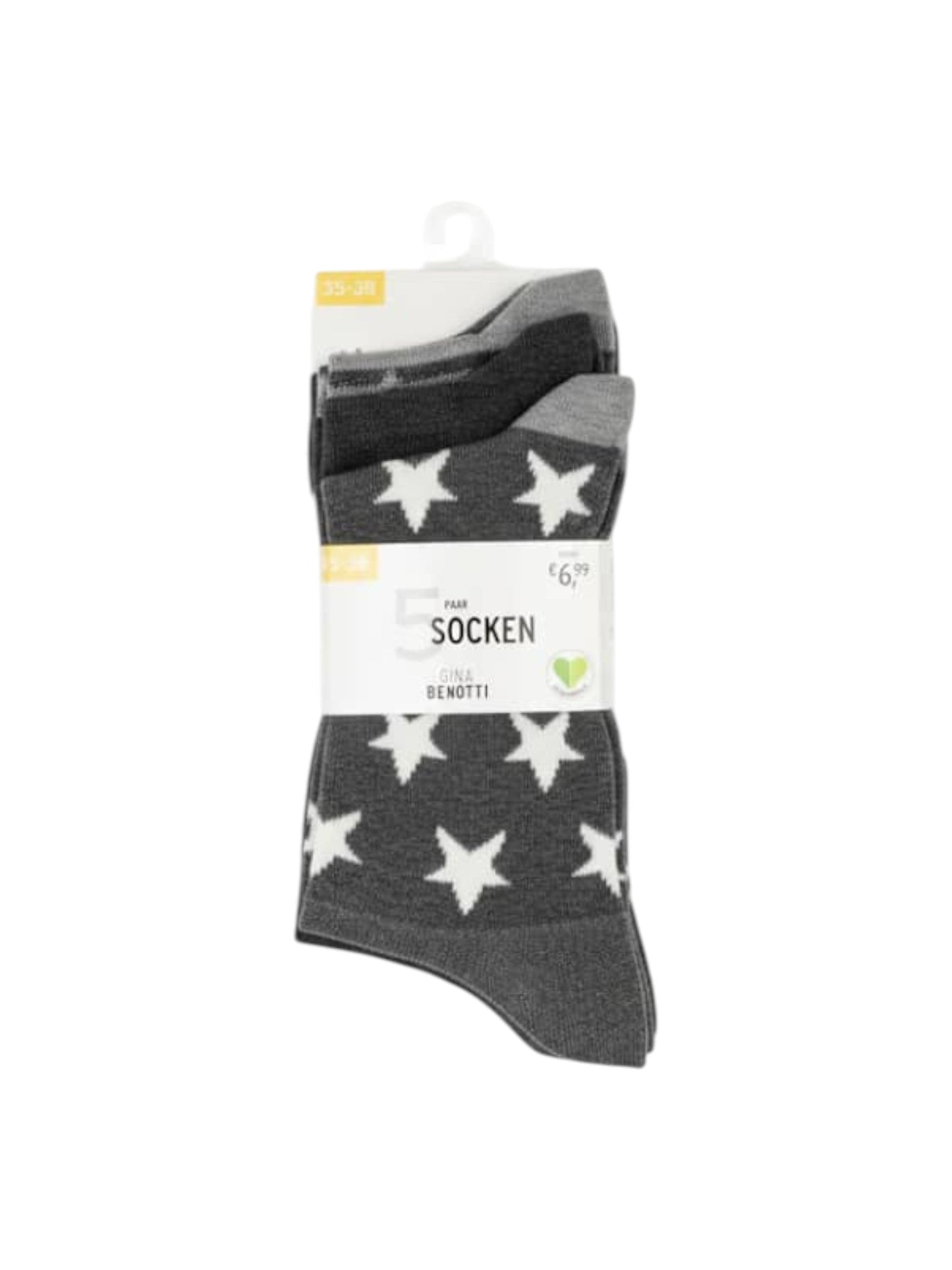 Women's Knitted Socks Set 5Pieces,Grey