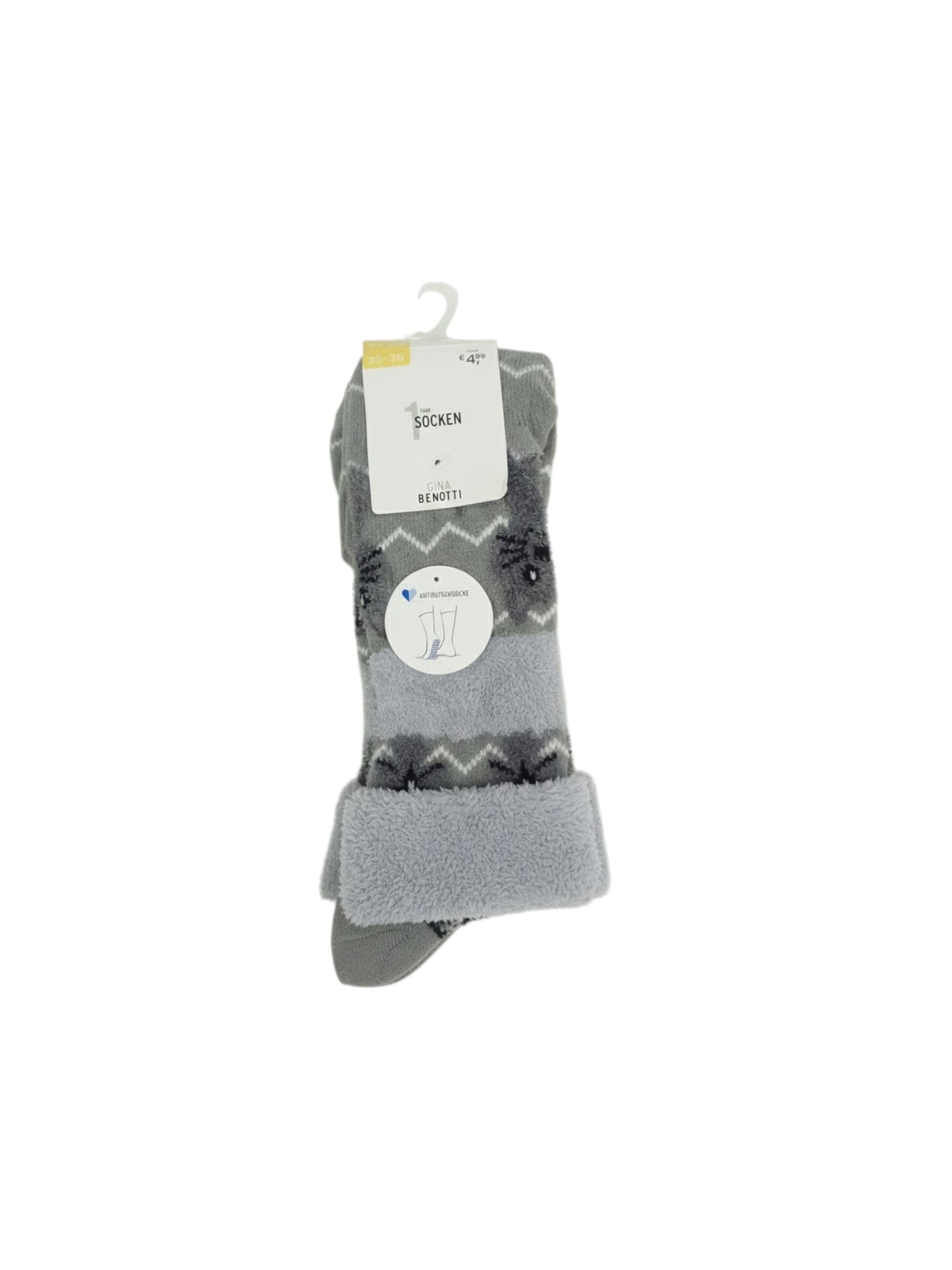 Women's Knitted Socks,Light Grey