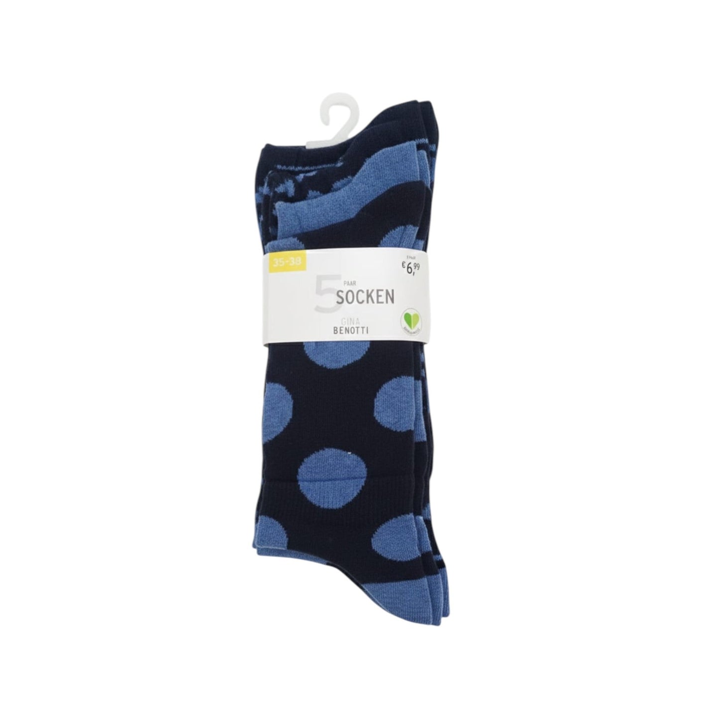 Women's Knitted Socks Set 5pieces,Navy