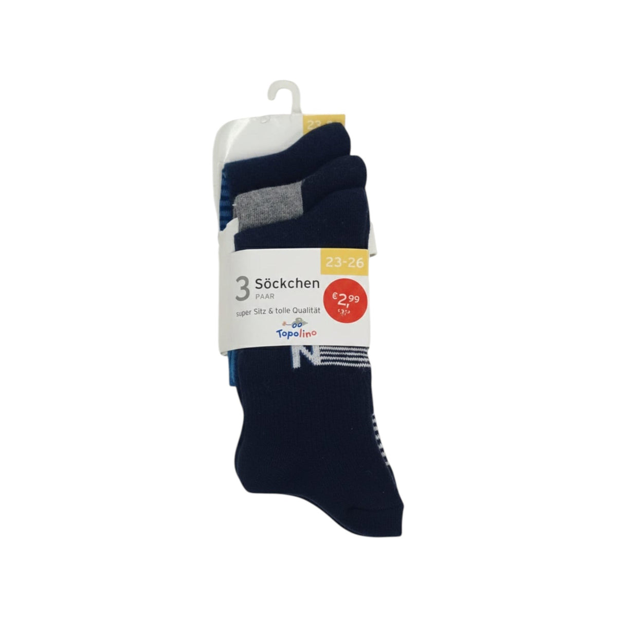 Kids Boy's Knitted Socks Set 3pieces,Multi